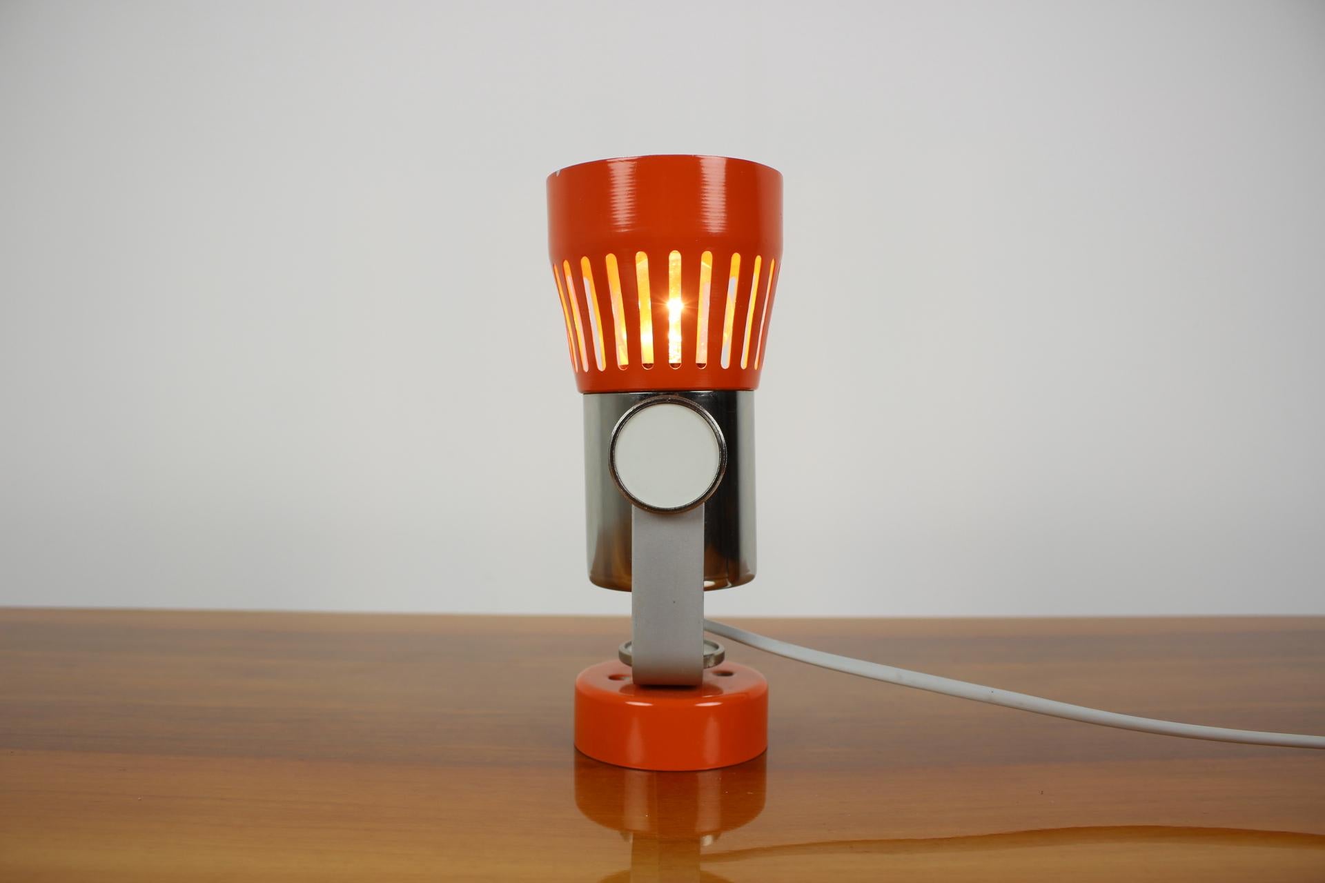 Metallo Lampada da parete o da tavolo del Medioevo disegnata da Pavel Grus, anni '70 in vendita