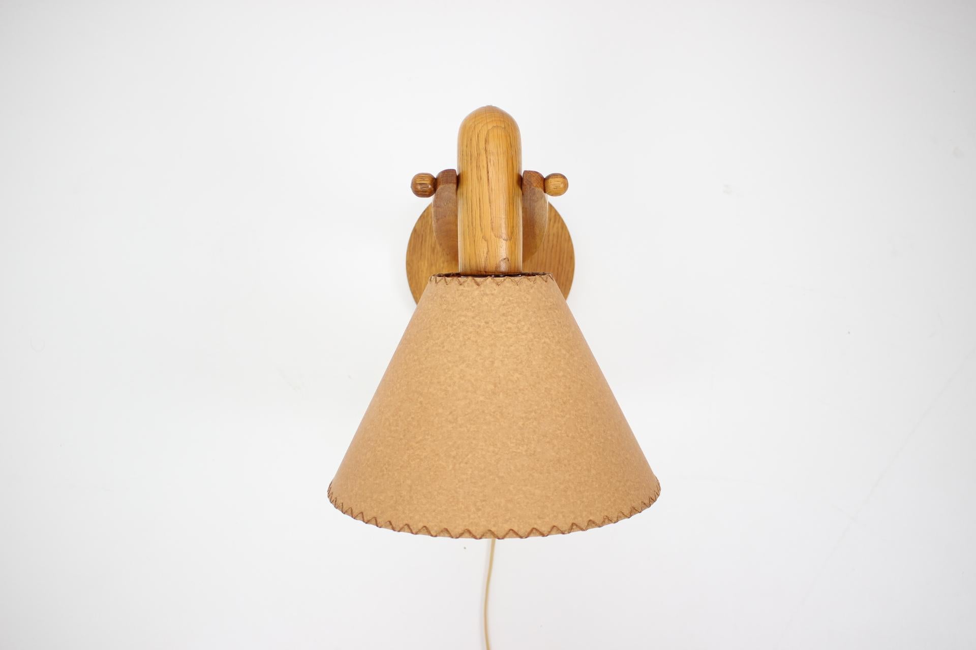 Czech Midcentury Wall or Table Lamp/ ÚLUV, 1960s