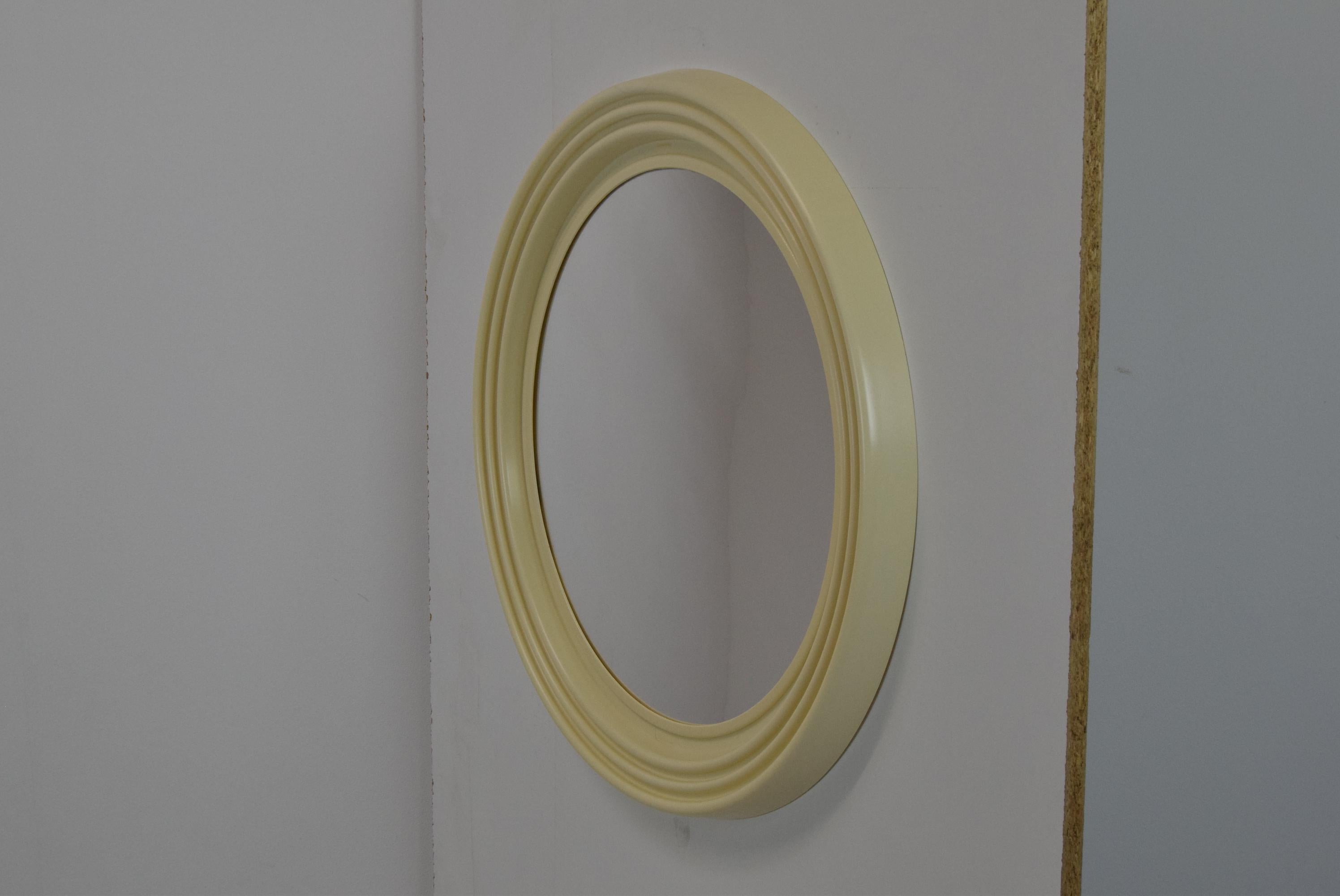 Mid-Century Wall Round Mirror, 1960's For Sale 3