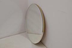Midcentury Wall Round Mirror, 1970s