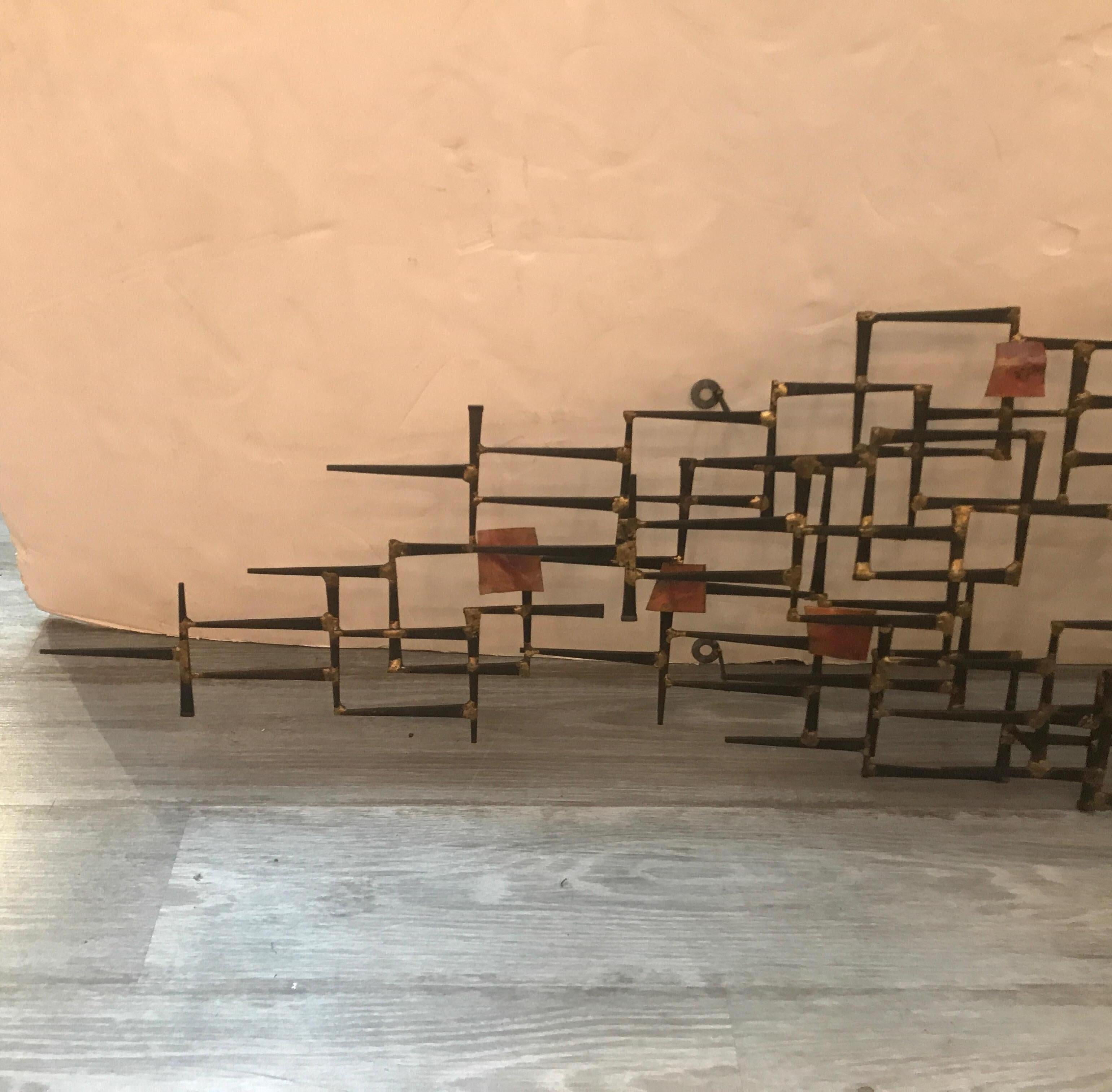 Mid-Century Modern Midcentury Wall Sculpture by Willem Degroot