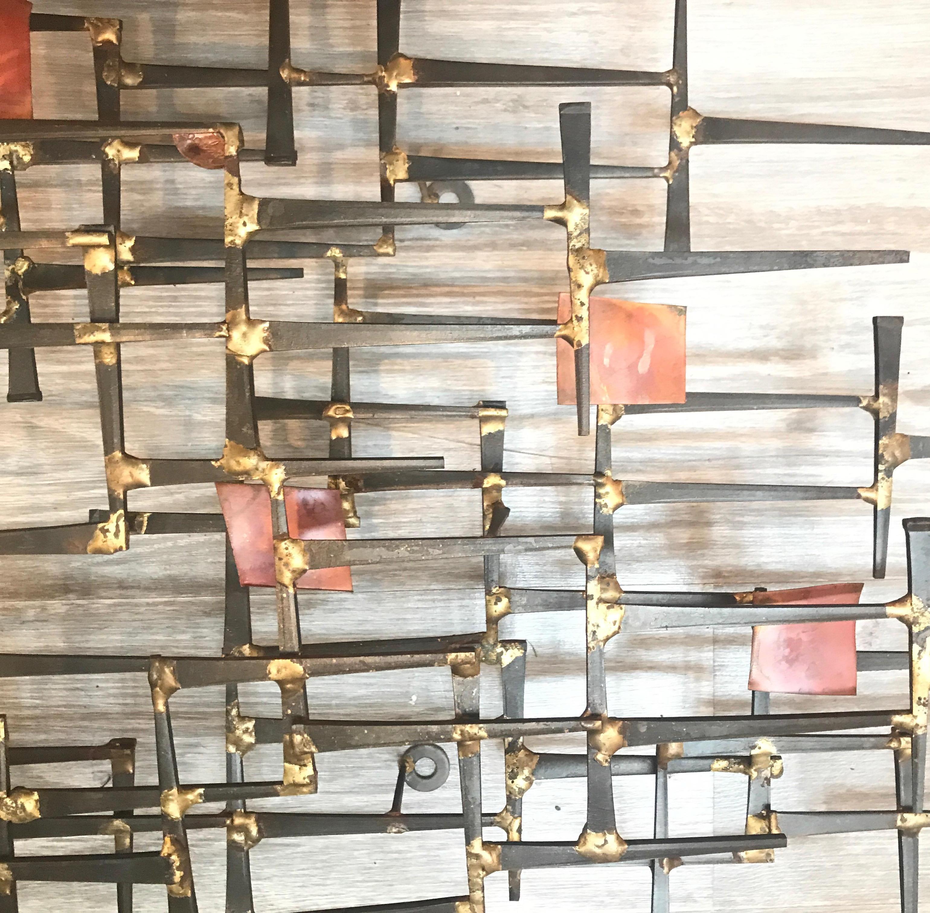 Mid-20th Century Midcentury Wall Sculpture by Willem Degroot