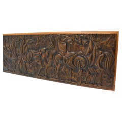 Midcentury Wall Sculpture, Czechoslovakia, 1968