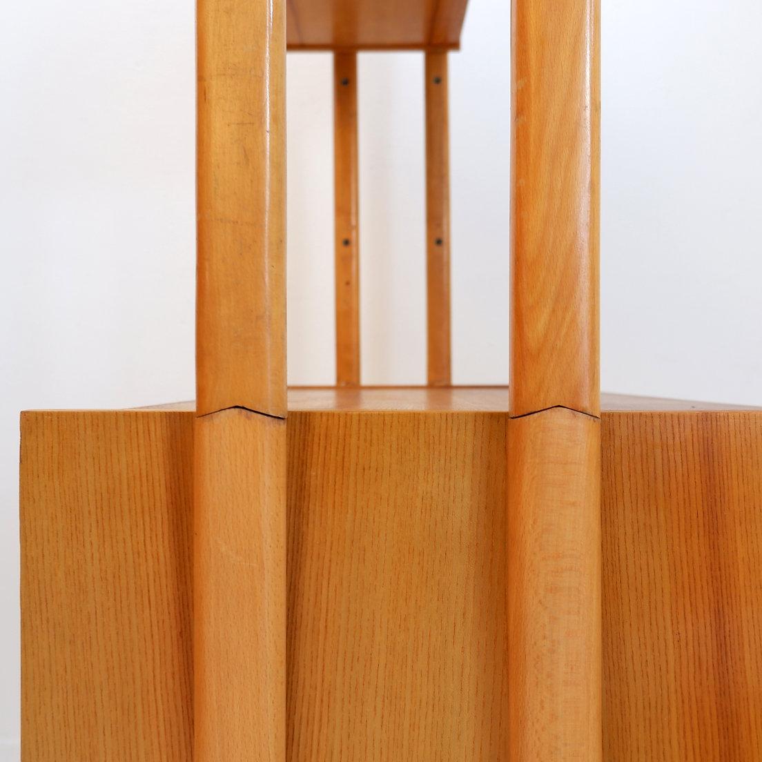 Mid century Wandregal Bücherregal von František Jirák, Tschechoslowakei 1960s im Angebot 7
