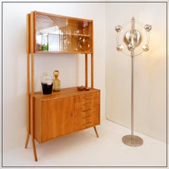 Mid century Wandregal Bücherregal von František Jirák, Tschechoslowakei 1960s