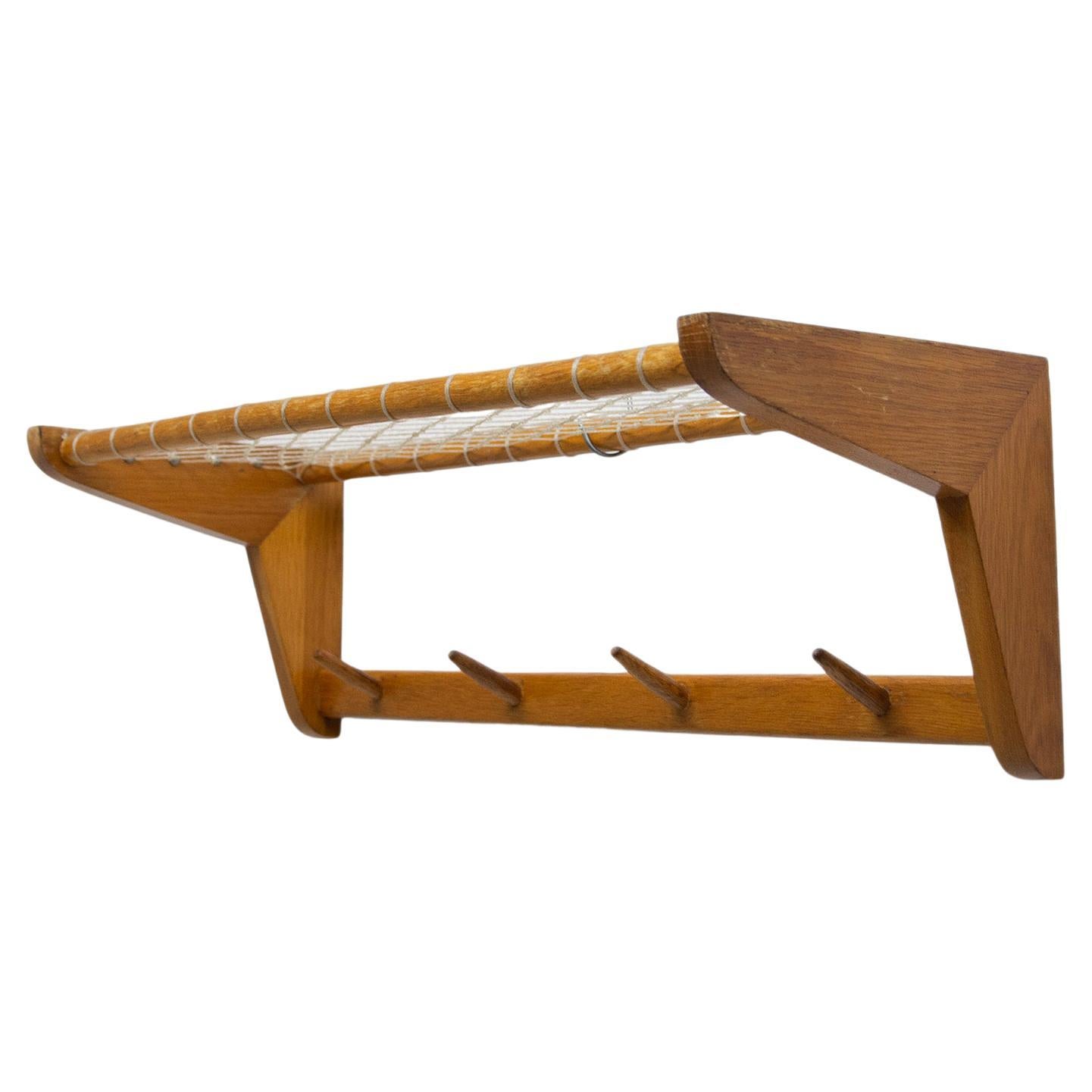 Mid Century Wall Shelf by Krásná Jizba, Czechoslovakia, 1960´s For Sale