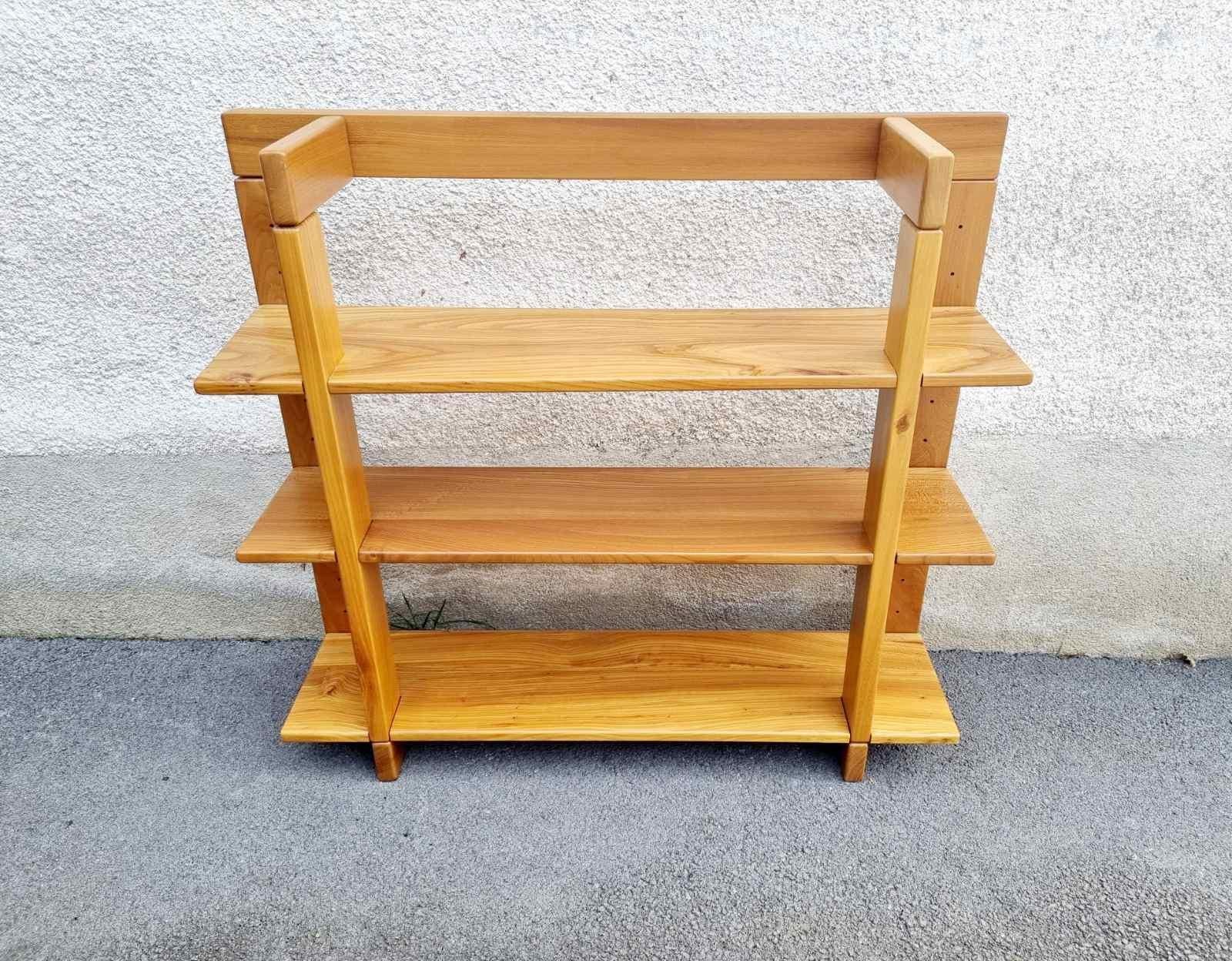 Mid Century Wandregal von Maison Regain, Frankreich 80er Jahre im Angebot 9