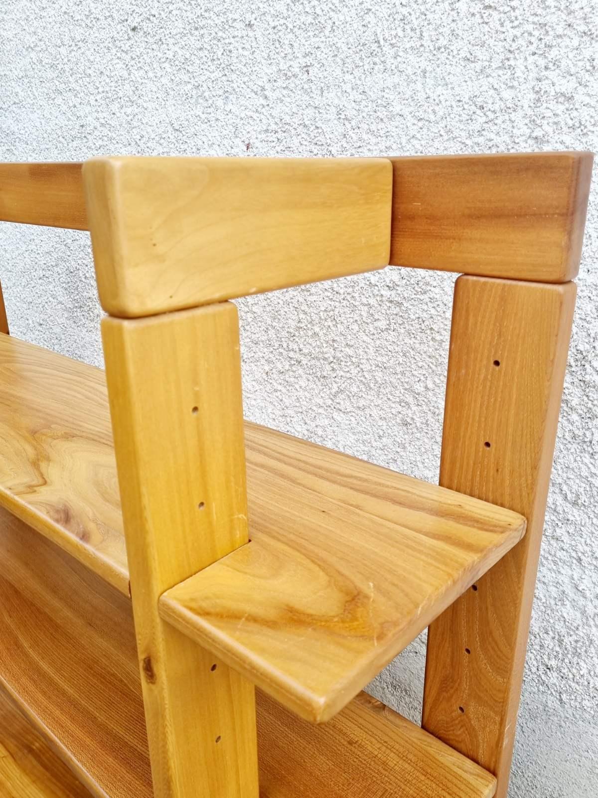 Mid Century Wandregal von Maison Regain, Frankreich 80er Jahre im Zustand „Gut“ im Angebot in Lucija, SI