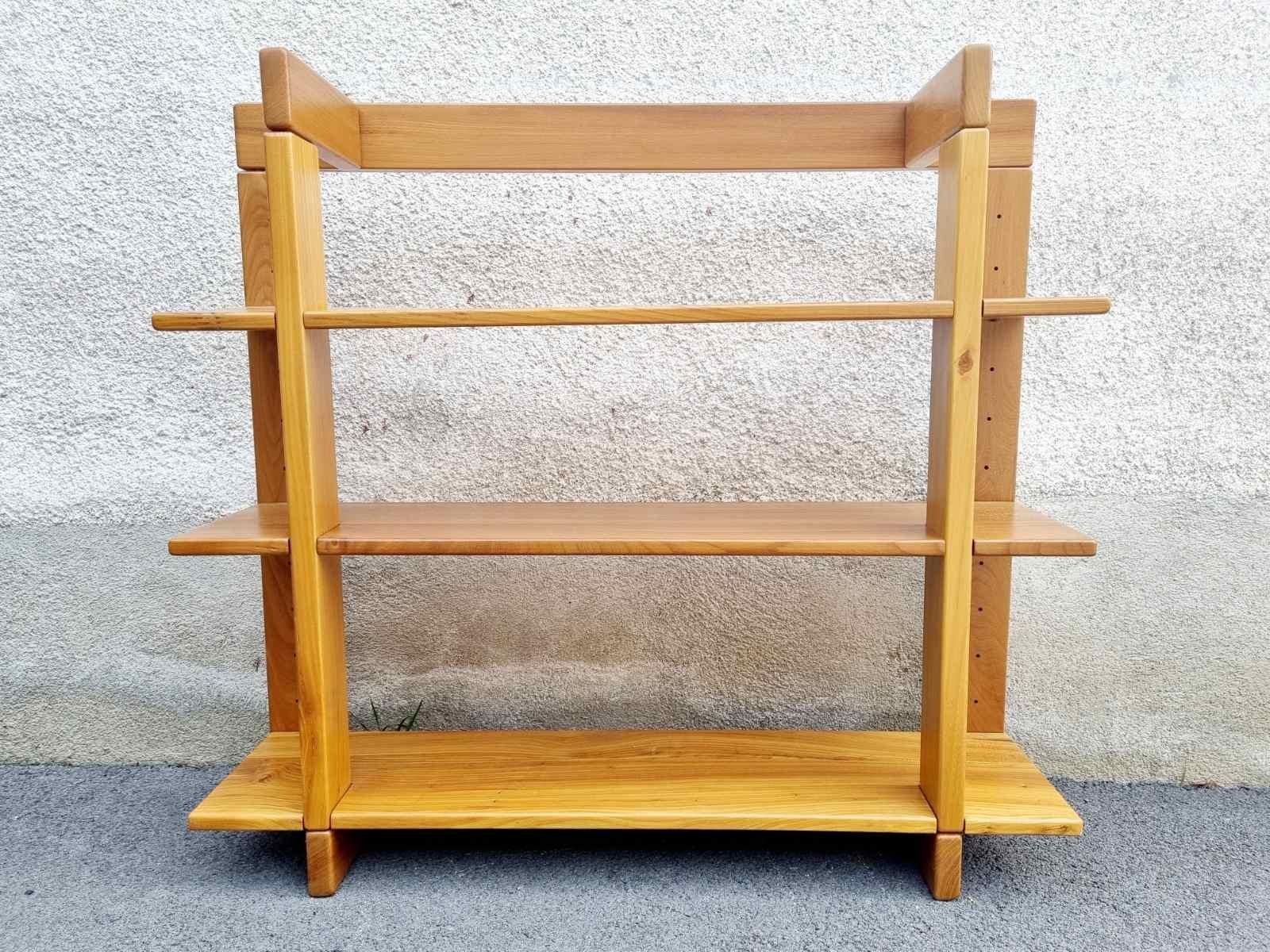 Mid Century Wandregal von Maison Regain, Frankreich 80er Jahre (Ende des 20. Jahrhunderts) im Angebot