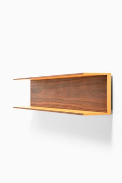 Mid Century Wall Shelf in Walnut by Walter Wirz, 1960s