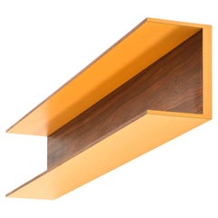 Mid Century Wall Shelf in Walnut by Walter Wirz, 1960s