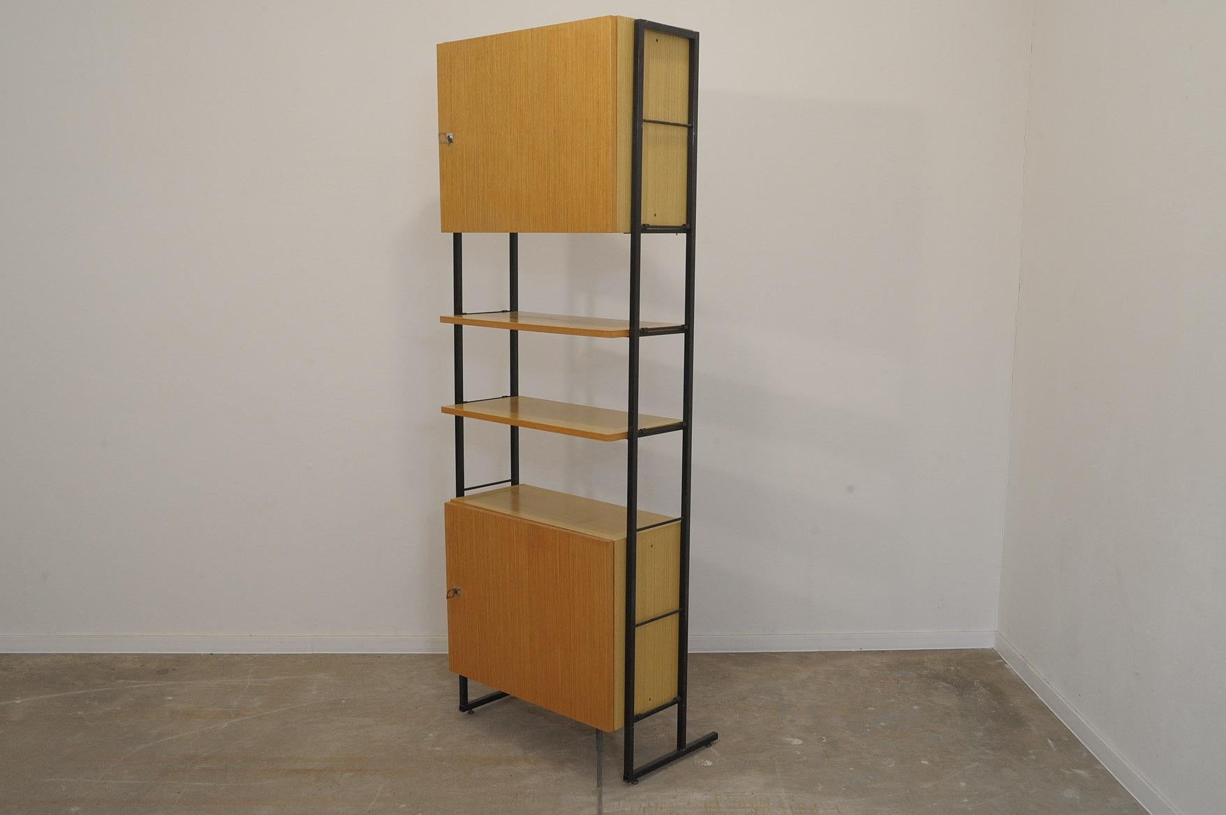 Mid century wall shelf system 1980´s, Czechoslovakia For Sale 7