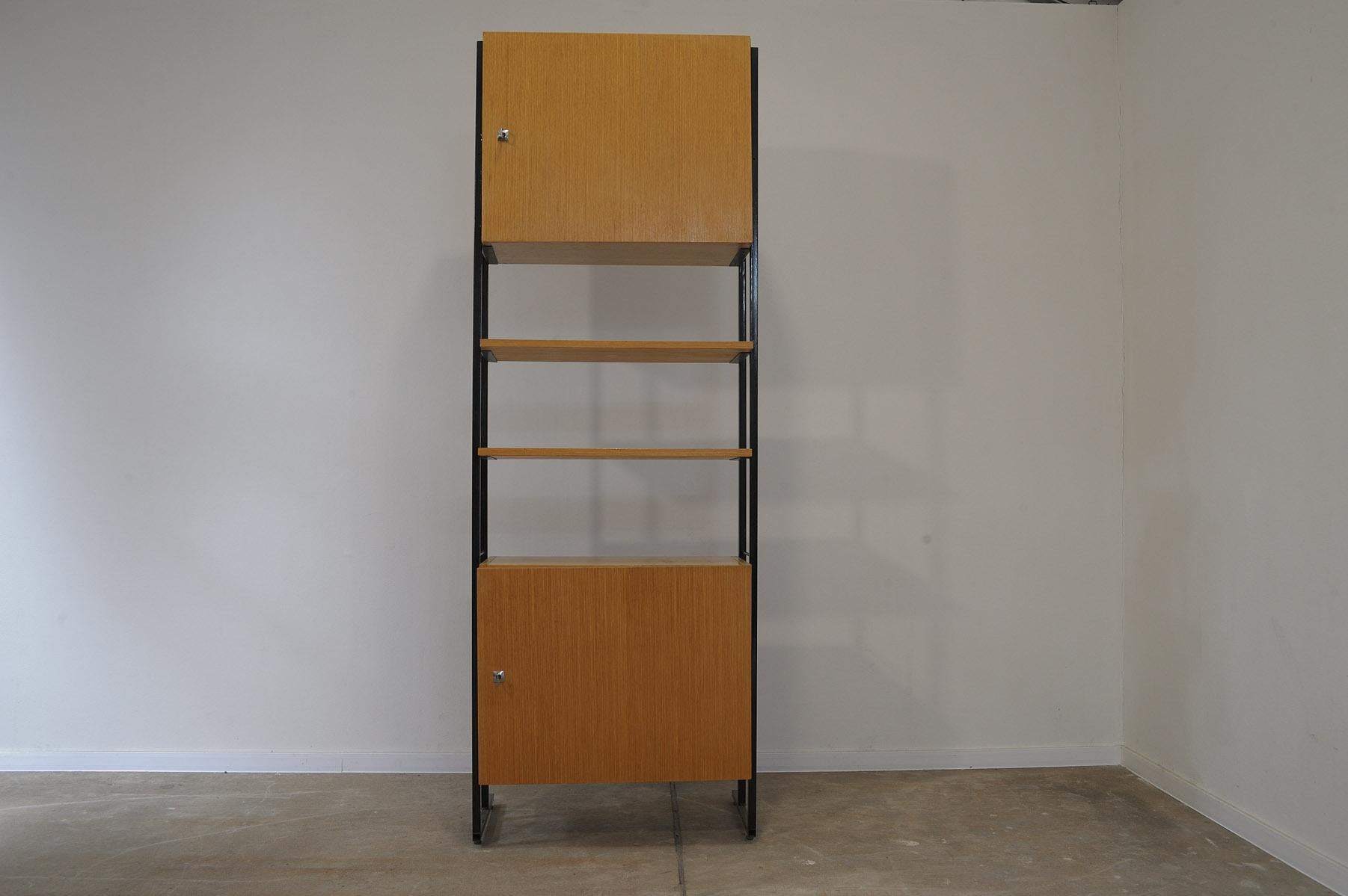 Mid-Century Modern Mid century wall shelf system 1980´s, Czechoslovakia For Sale