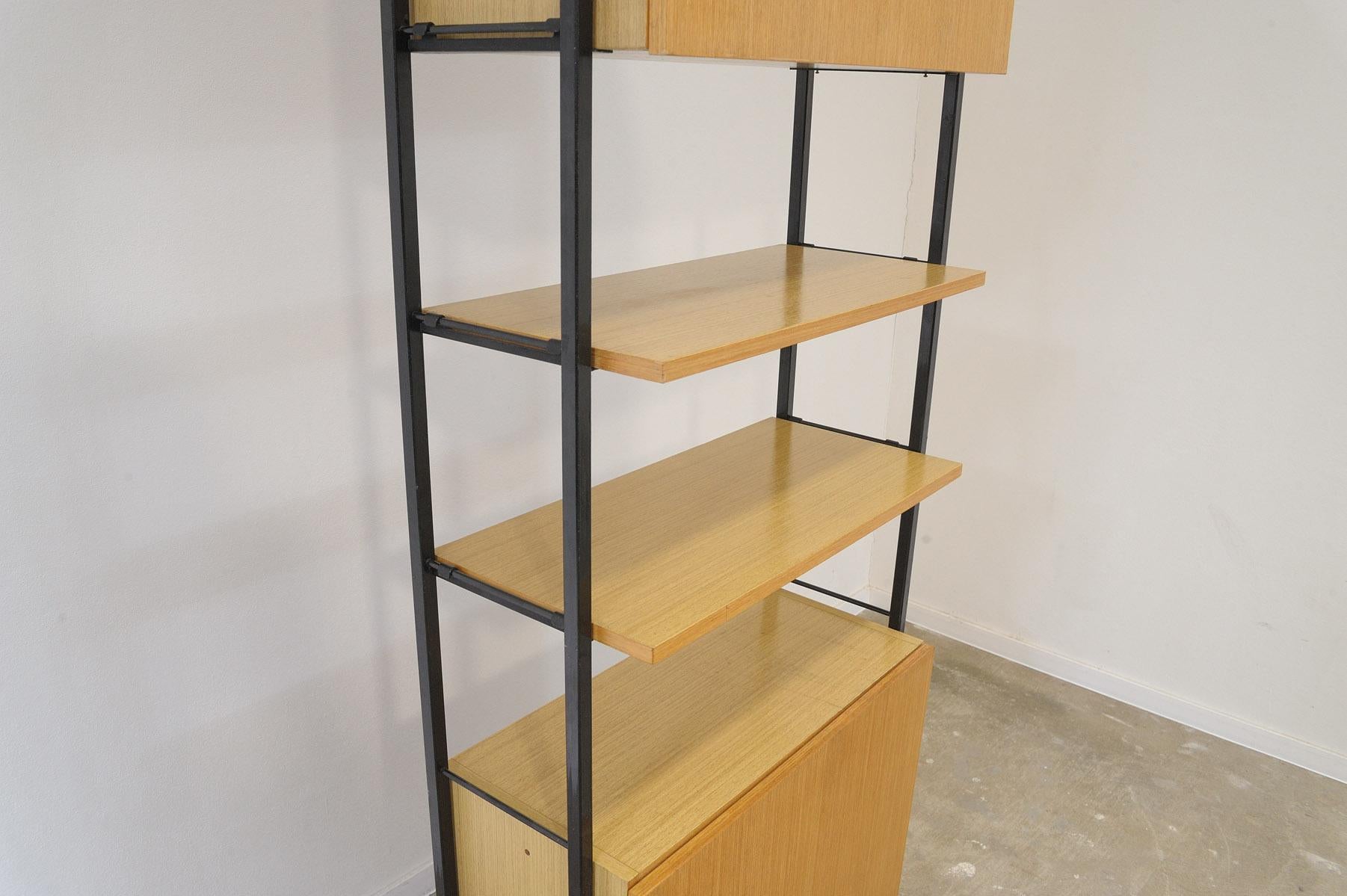 20th Century Mid century wall shelf system 1980´s, Czechoslovakia For Sale