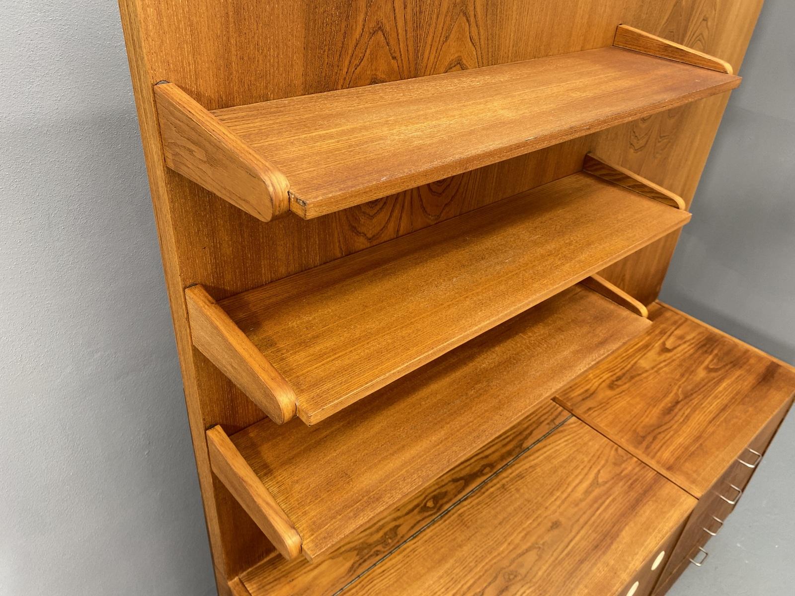 Mid century wall shelf system by Český nábytek, 1960´s, Czechoslovakia For Sale 4