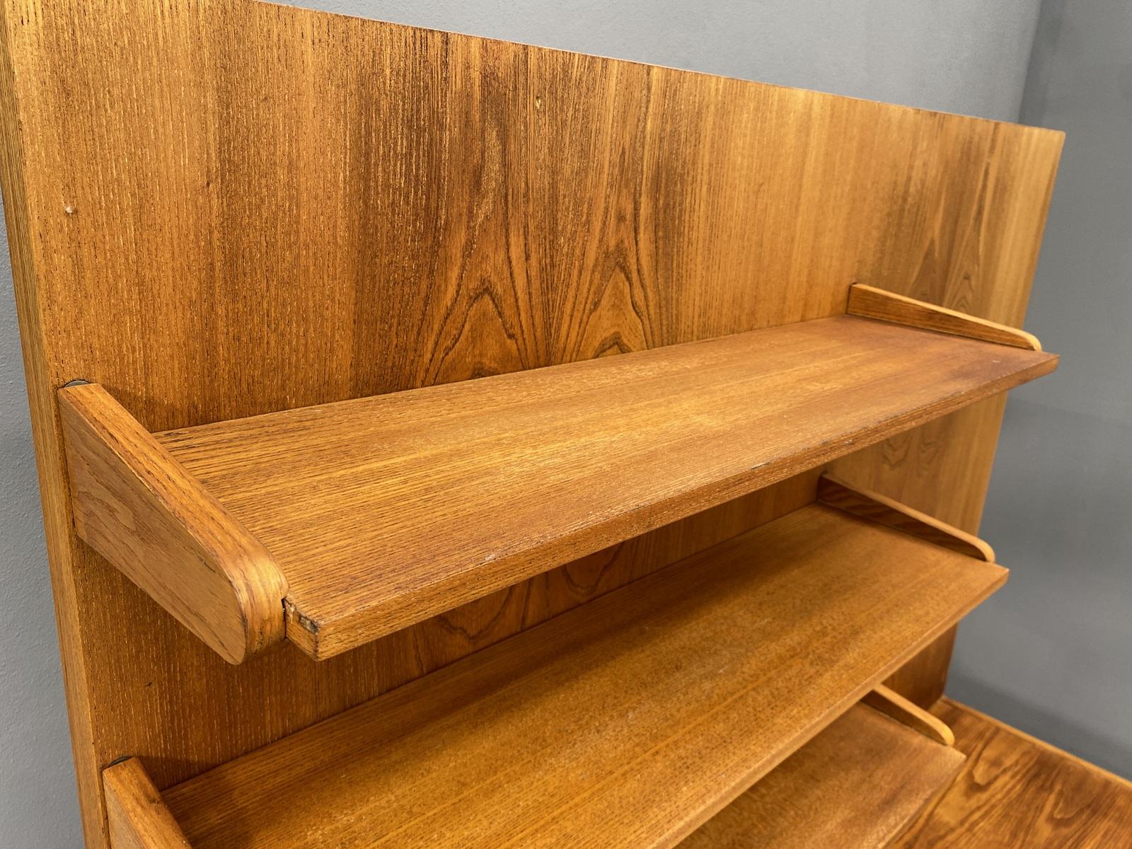 Mid century wall shelf system by Český nábytek, 1960´s, Czechoslovakia For Sale 5