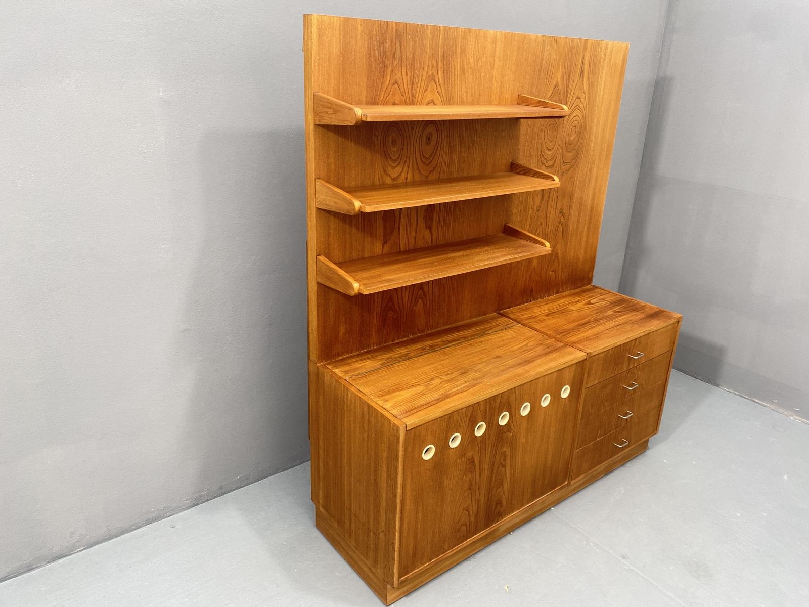 Mid century wall shelf system by Český nábytek, 1960´s, Czechoslovakia For Sale 1