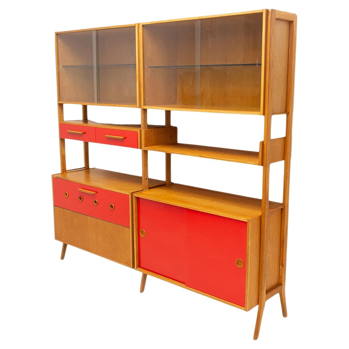 Mid Century Wall Shelf System by František Jirák, 1960´s, Czechoslovakia