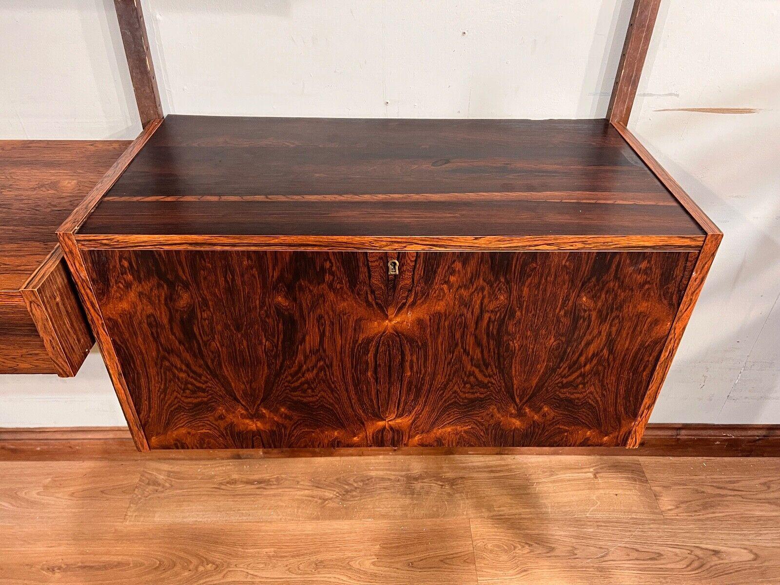 Mid Century Wall Unit by Poul Cadovius Bookcase Ps System Danish Teak 1960s 4