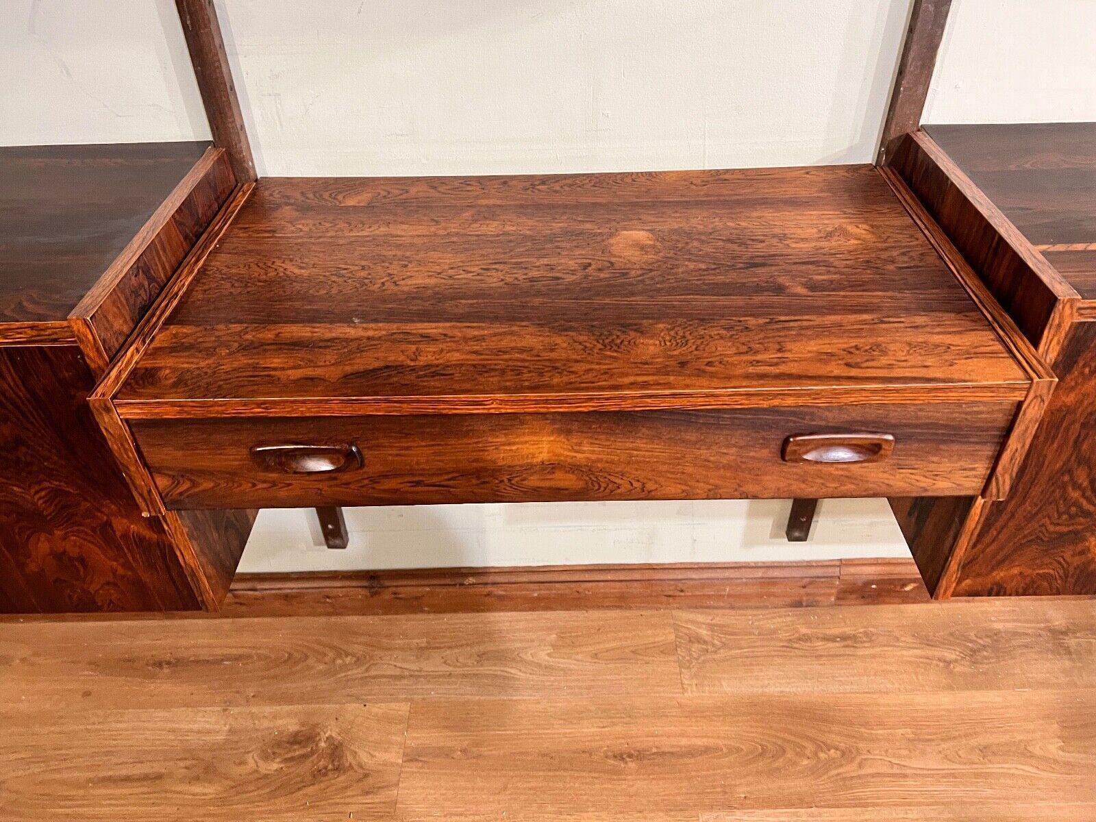 Mid Century Wall Unit by Poul Cadovius Bookcase Ps System Danish Teak 1960s 5