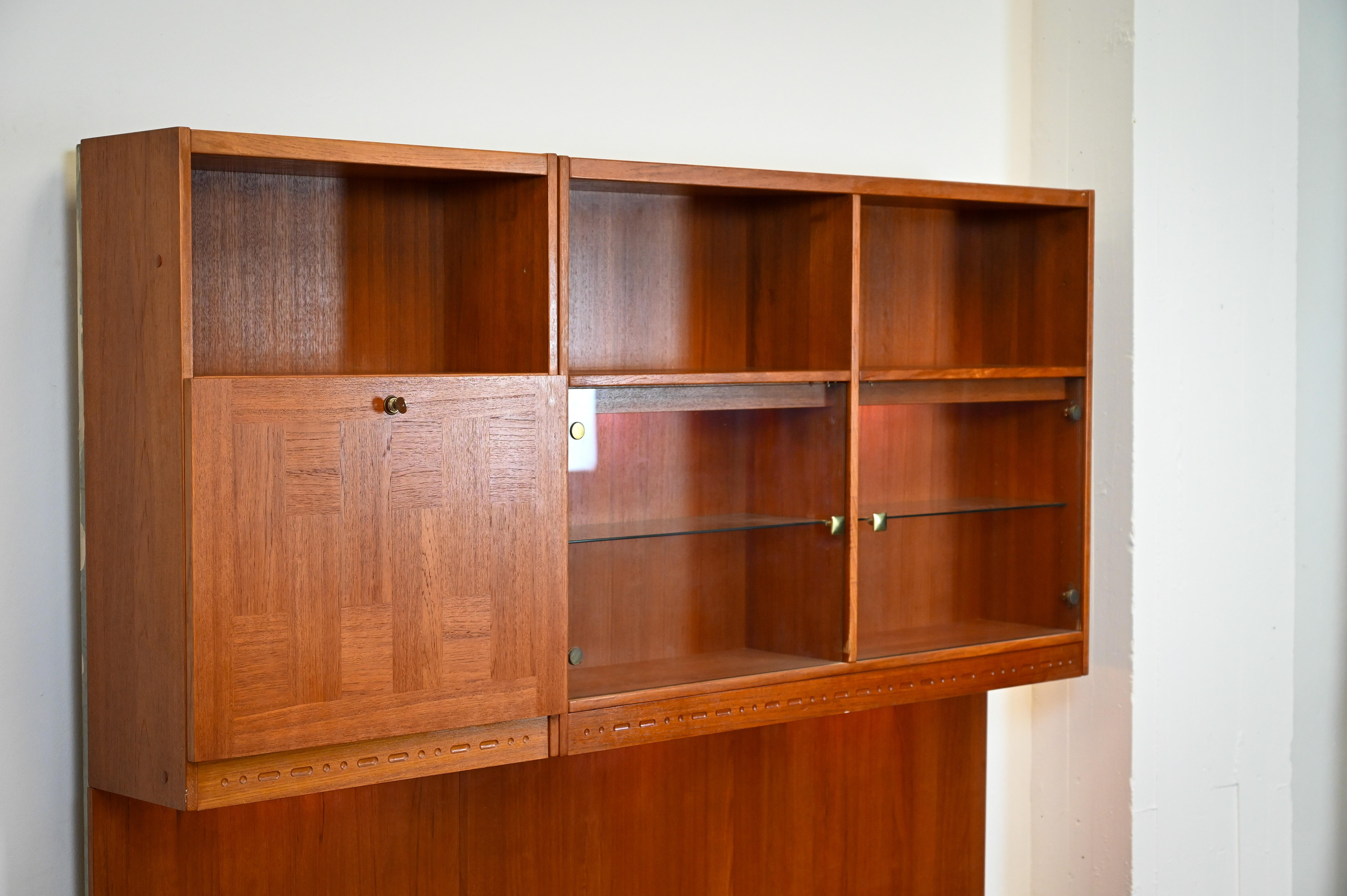 Mid Century Wall Unit Cabinet  by Nils Jonsson for Troeds For Sale 6