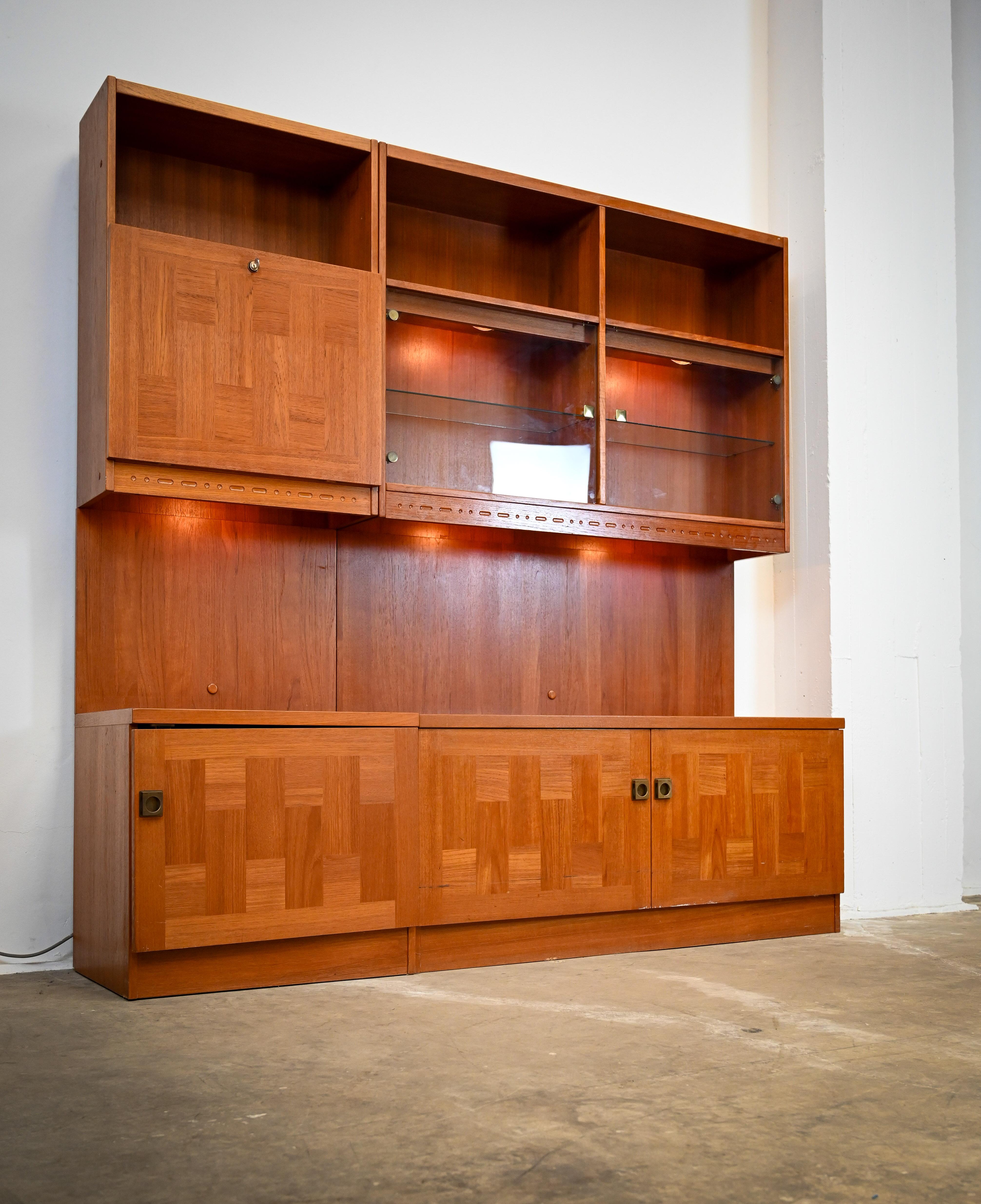 Mid Century Wall Unit Cabinet  by Nils Jonsson for Troeds For Sale 8