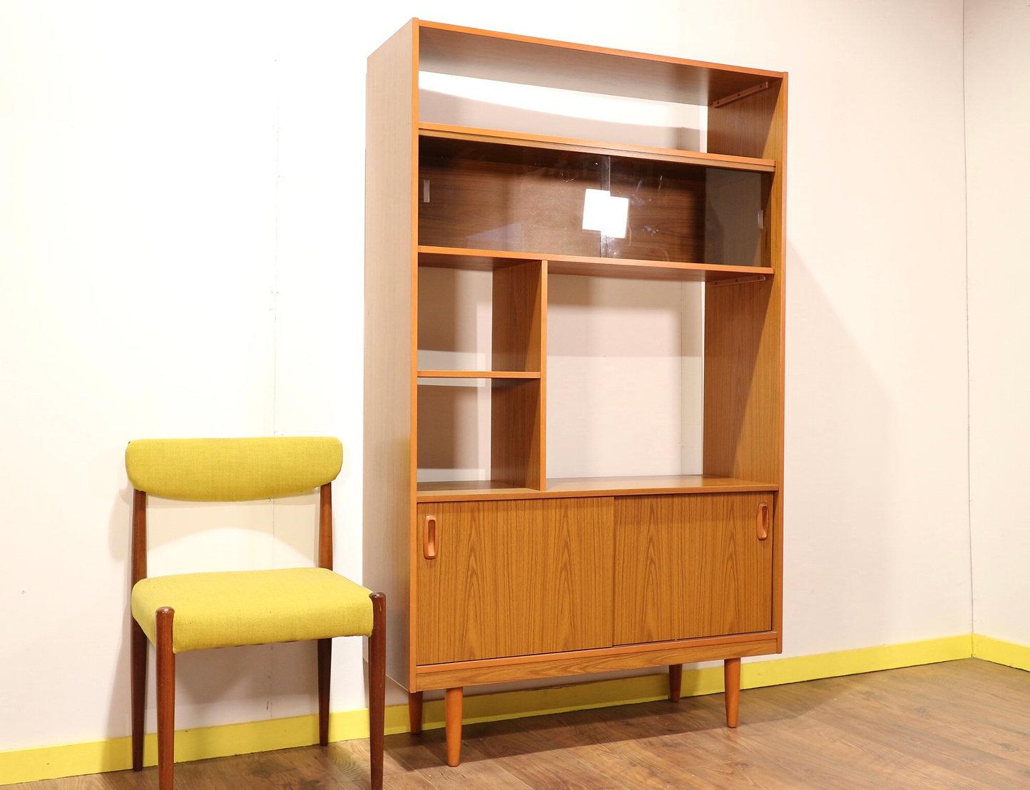 Midcentury Wall Unit Room Divider Bookcase by Schreiber 2