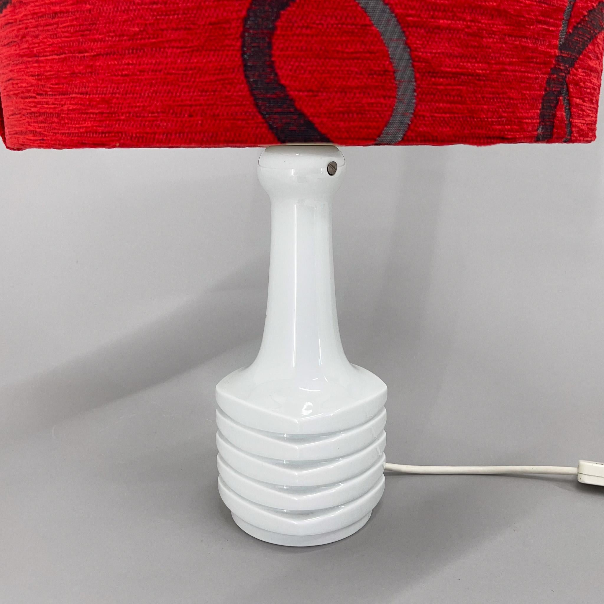 Mid-century Wallendorf Porcelain Table Lamp, Germany, 1960s For Sale 4