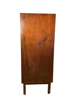 Mid Century Walnut 5 Drawer Dresser Made by Johnson Furniture