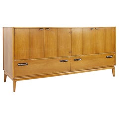 Mid Century Nussbaum 6 Schubladen Lowboy Kommode