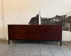 Mid century walnut 9 drawer dresser by Jack Cartwright for Founders
