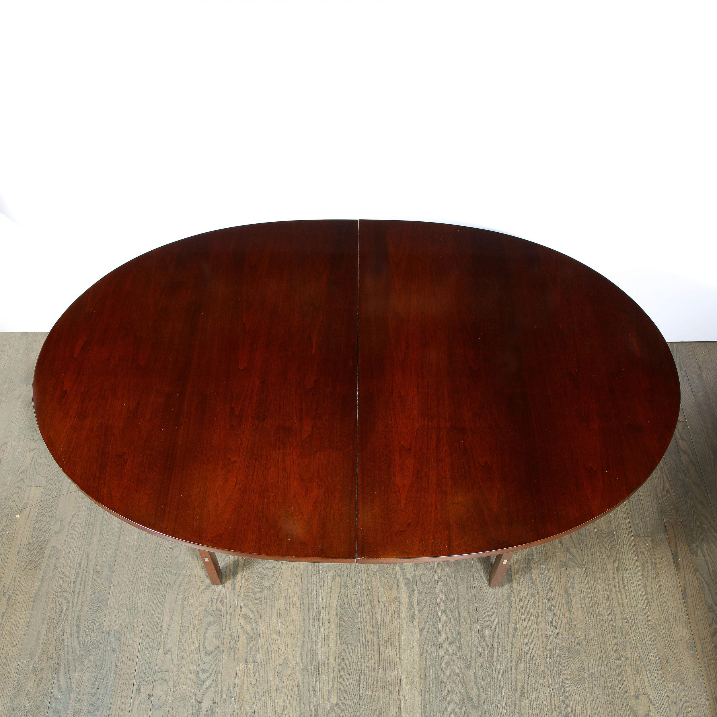 Mid Century Walnut & Aluminum Dining Table by Paul McCobb for Calvin Furniture 7