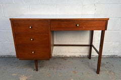 Mid-Century Walnut and Formica Top Writing Desk