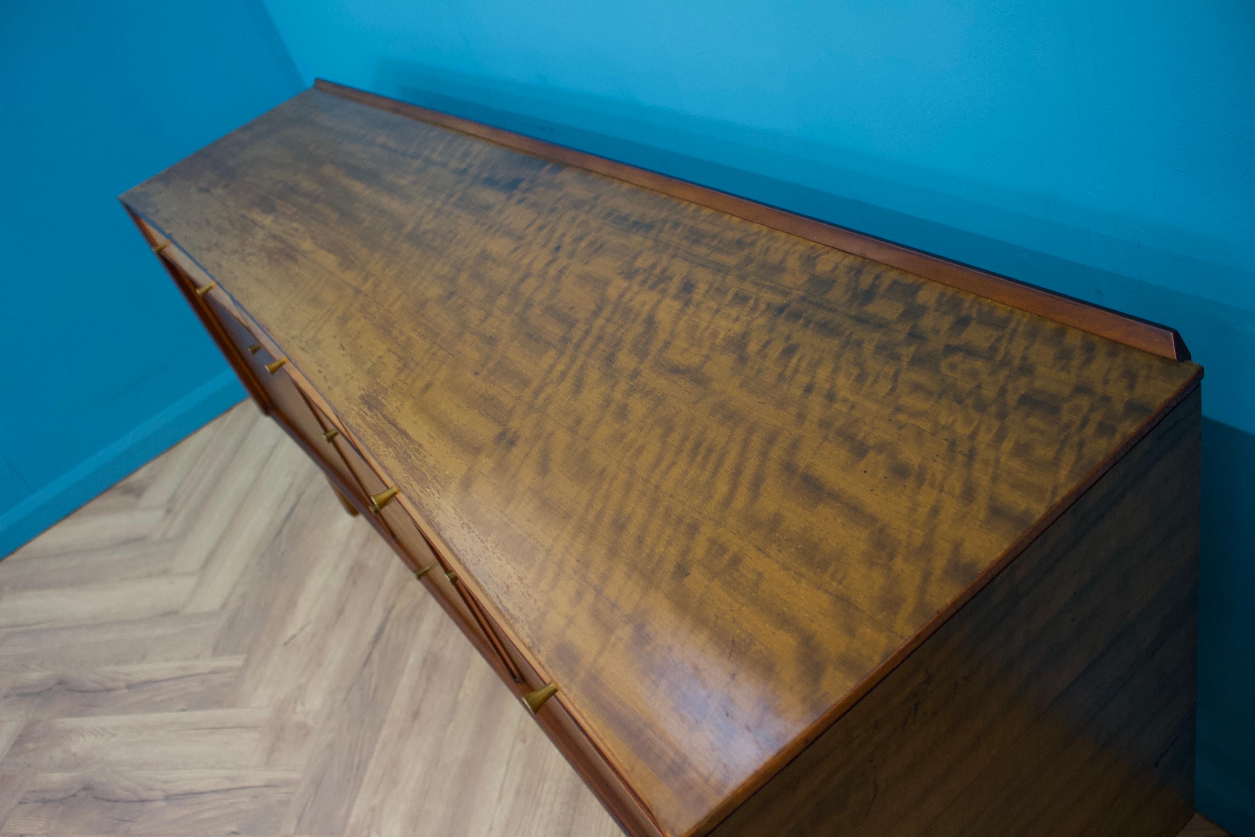 Mid Century Walnut and Maple Sideboard, 1960s 1