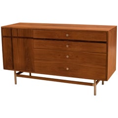 Vintage Mid Century Walnut and Rosewood Dresser