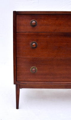 Mid Century Walnut Bachelor’s Chest by Jack Cartwright for Founder’s Furniture