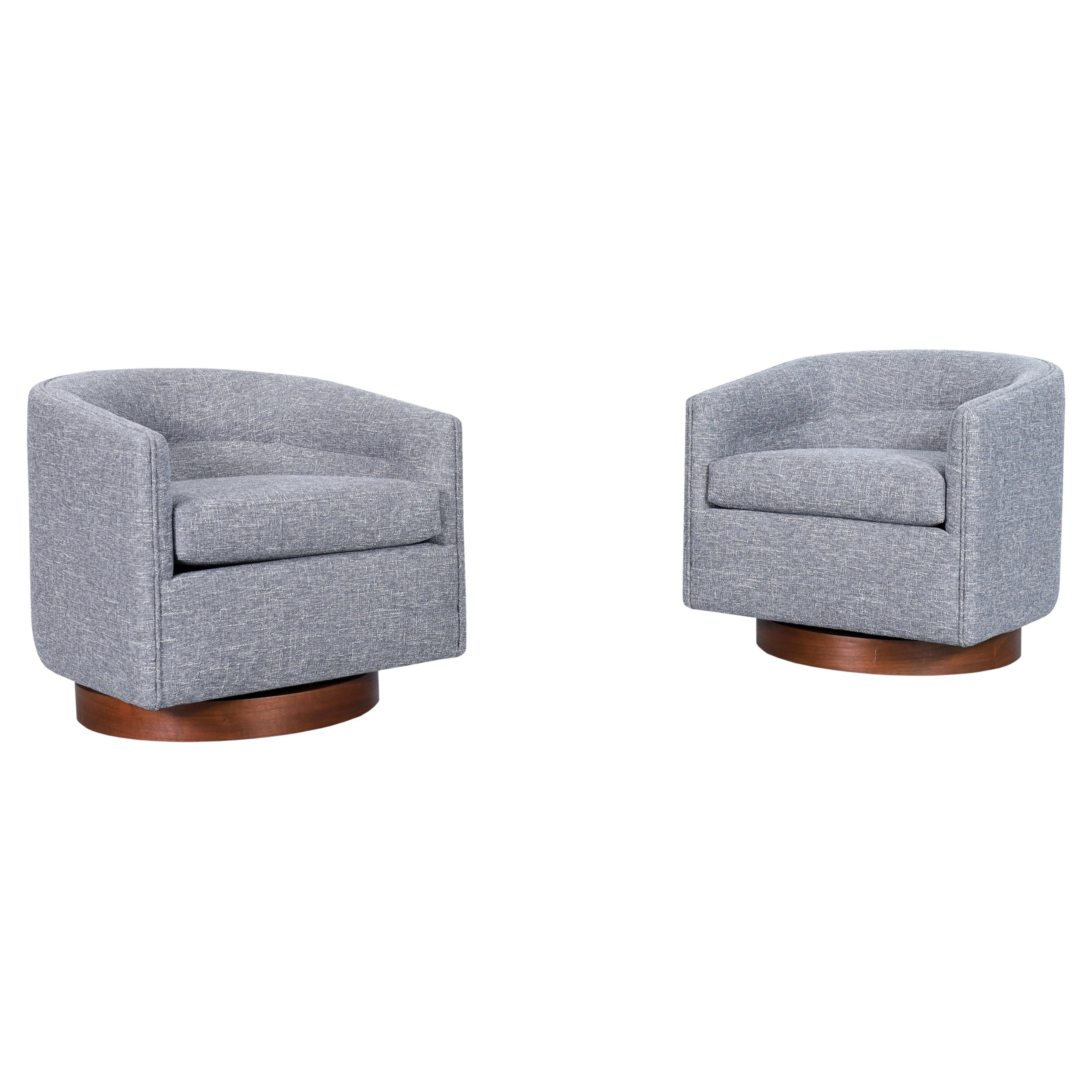 Vintage Gold Velvet Swivel Chairs by Directional at 1stDibs gold