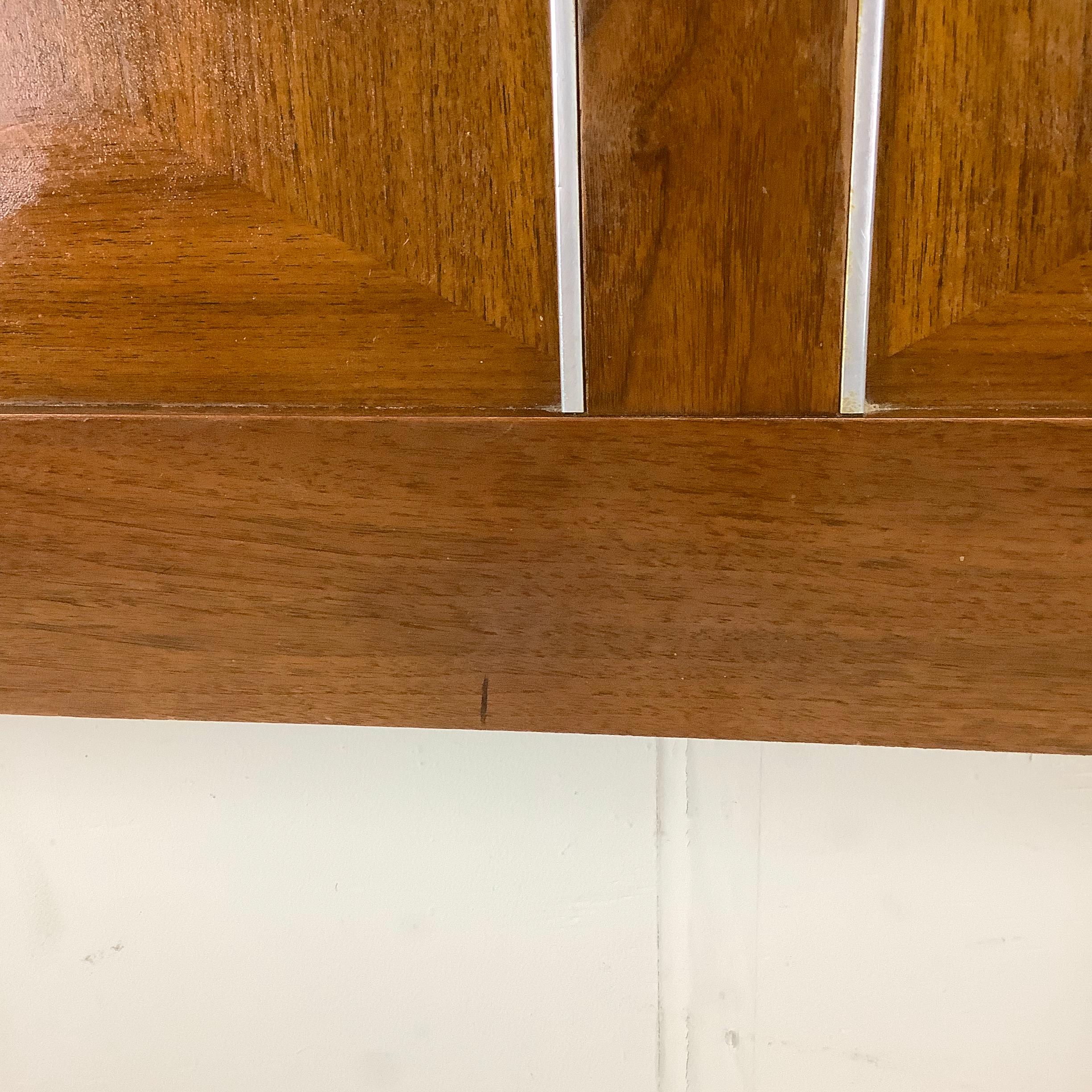 Mid-Century Walnut Bed Frame- full size 4
