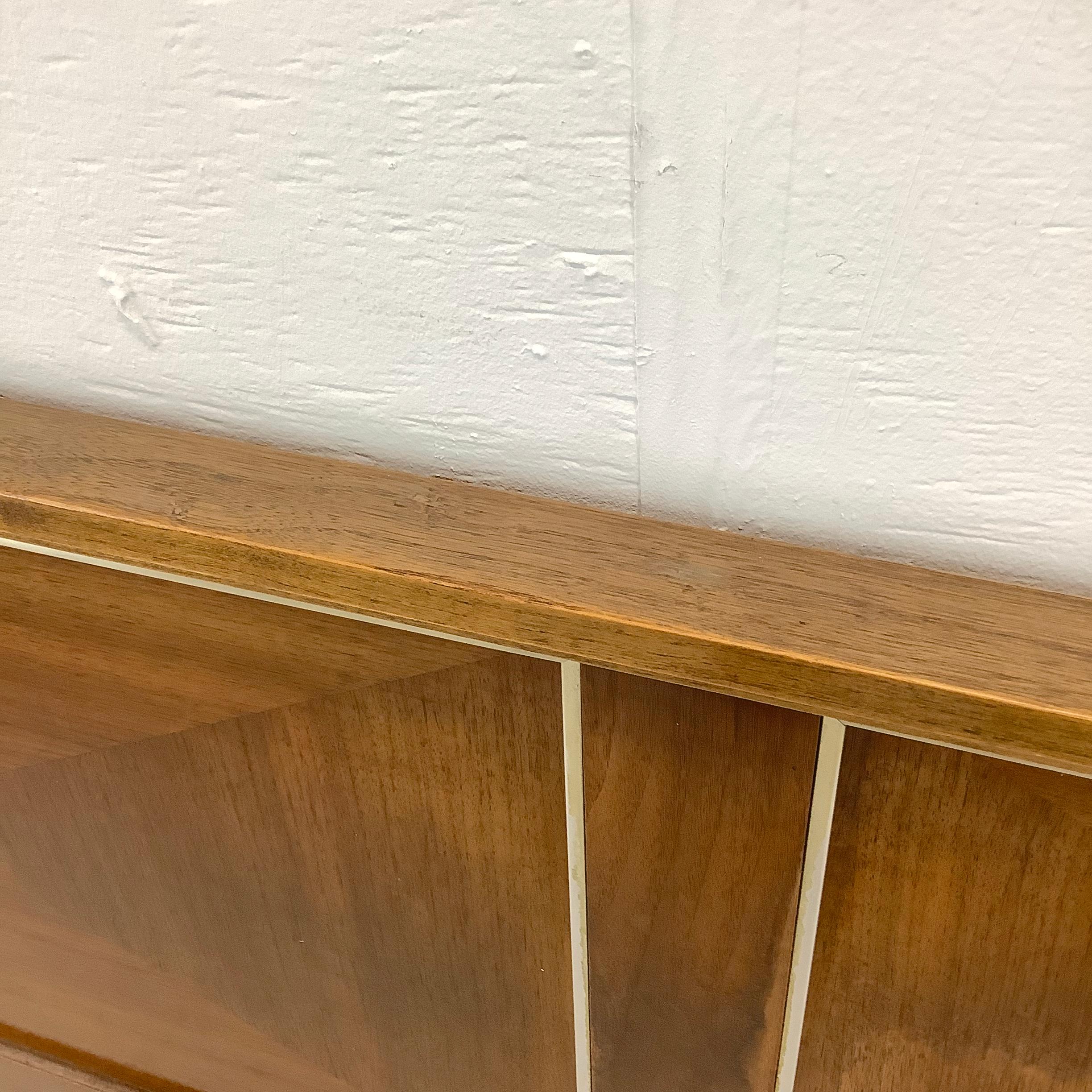 Mid-Century Walnut Bed Frame- full size 5