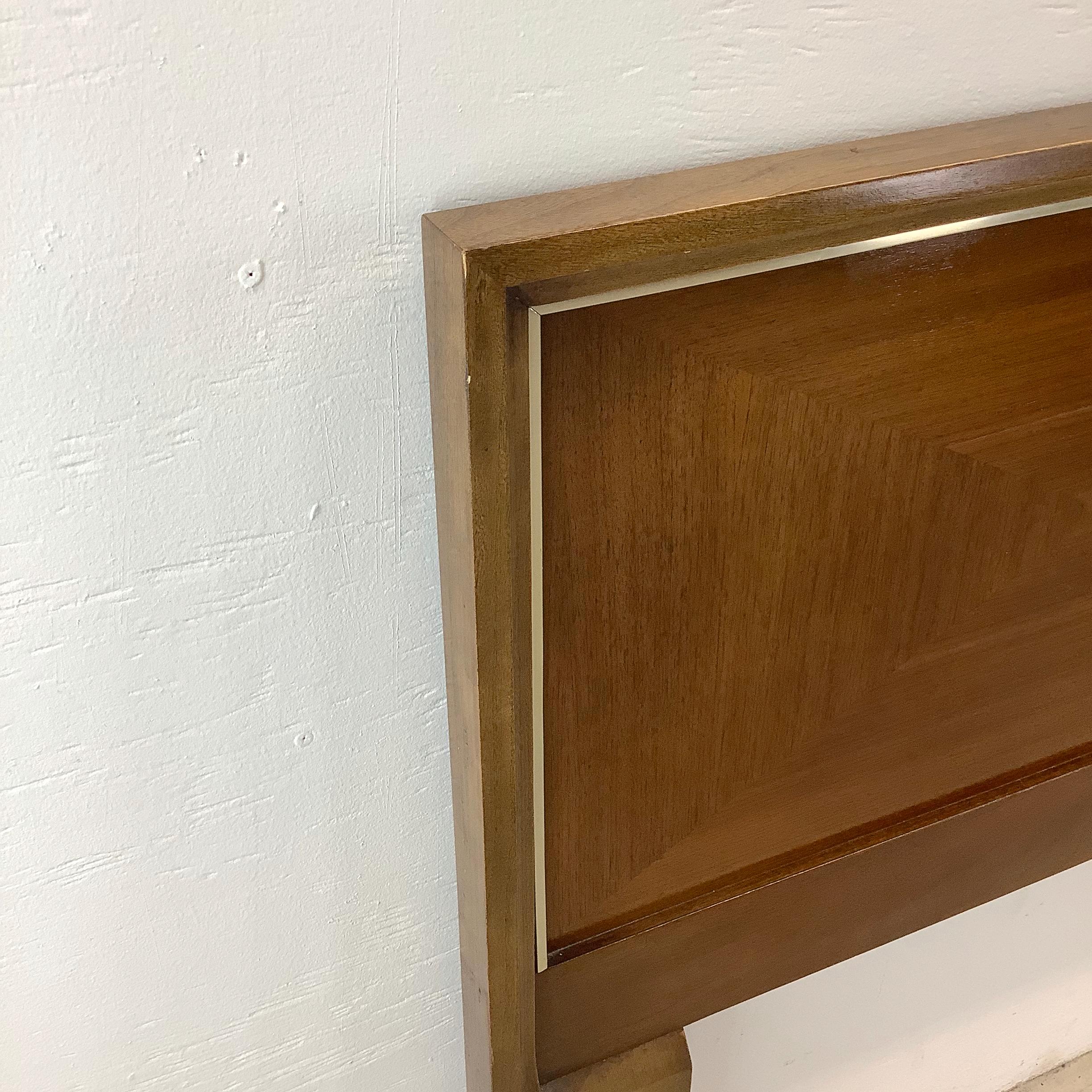Mid-Century Walnut Bed Frame- full size 8