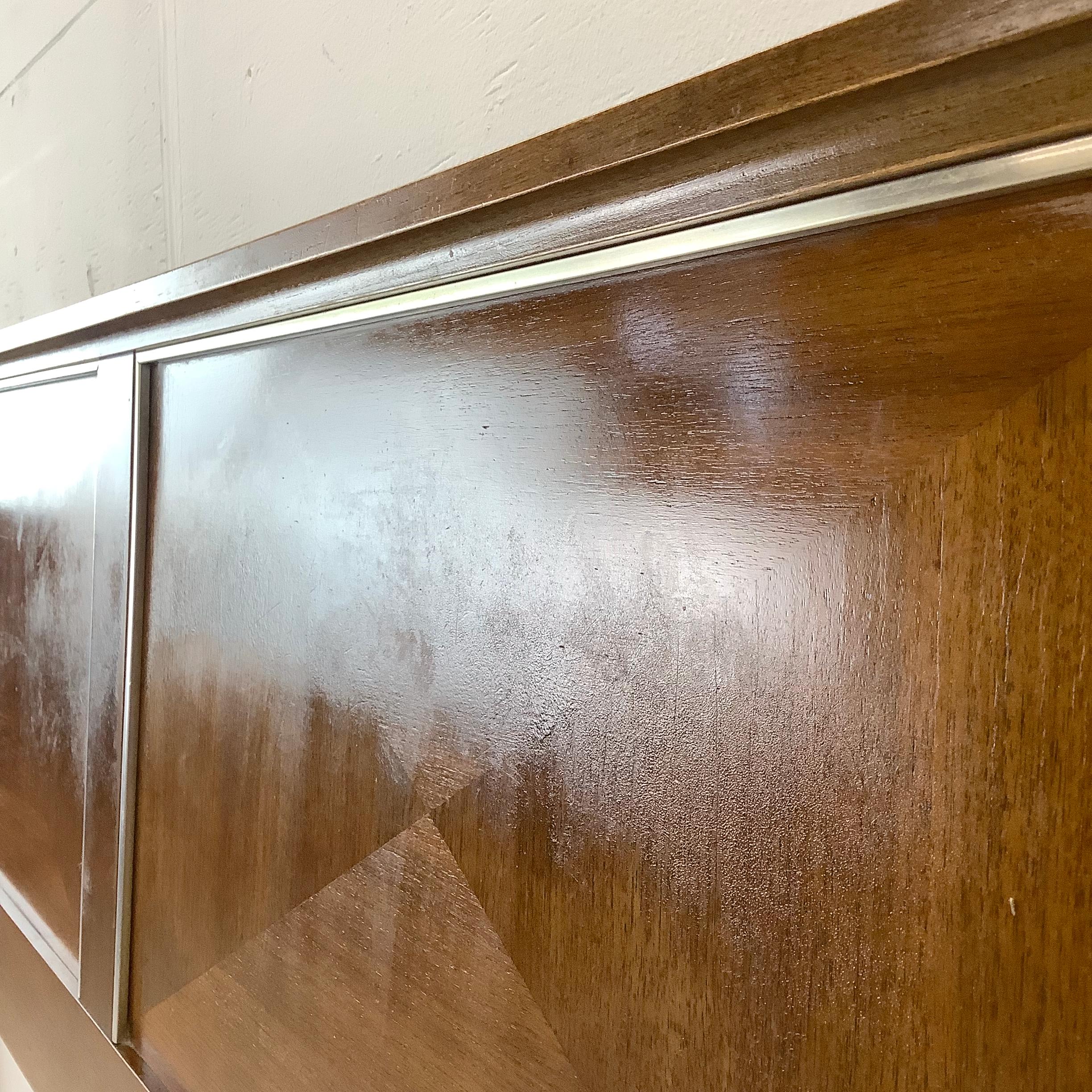 Mid-Century Walnut Bed Frame- full size 12