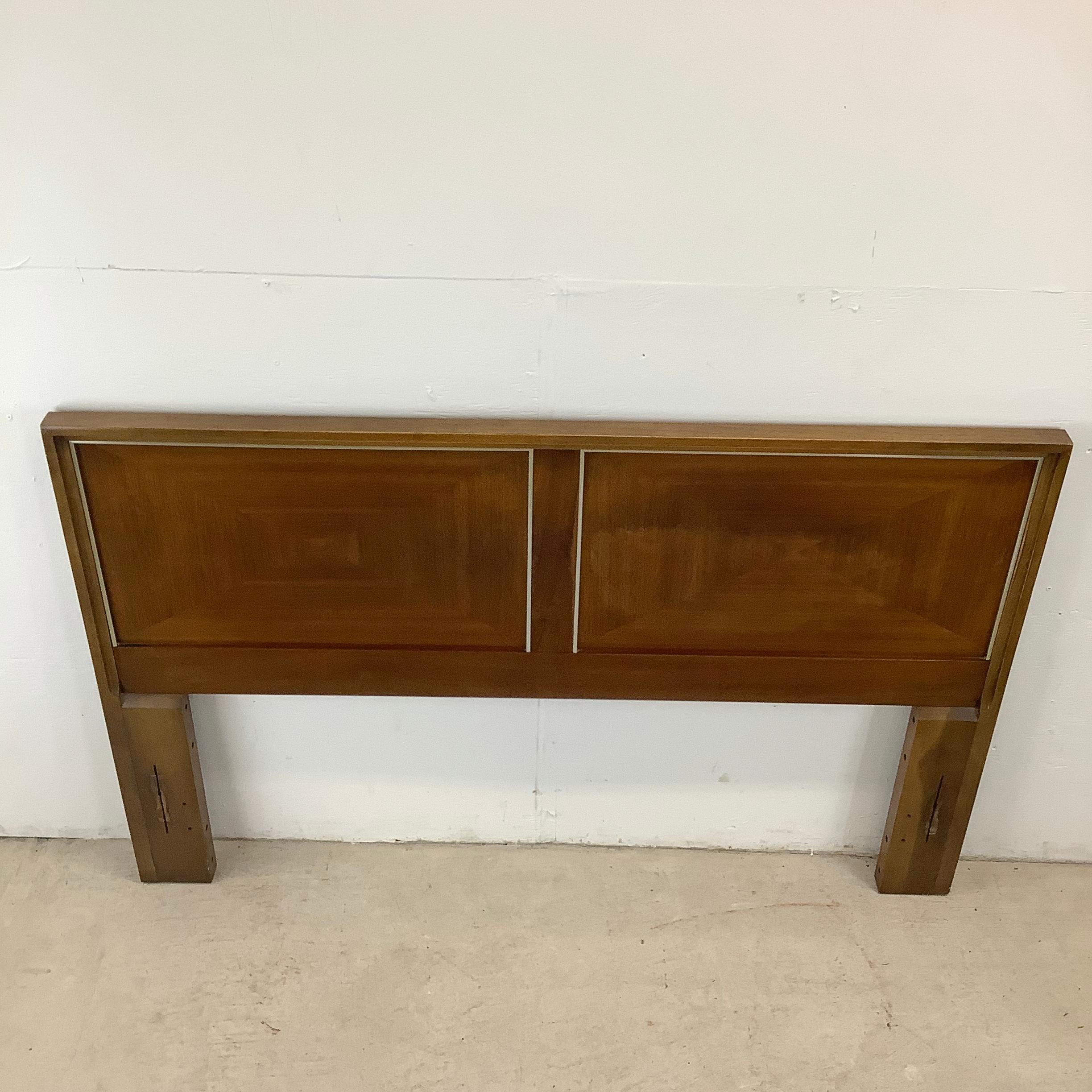 Unknown Mid-Century Walnut Bed Frame- full size