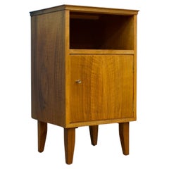 Mid-Century Walnut Bedside Table from Alfred Cox, 1960s Mid-Century Walnut Bedside Table from Alfred Cox, 1960s