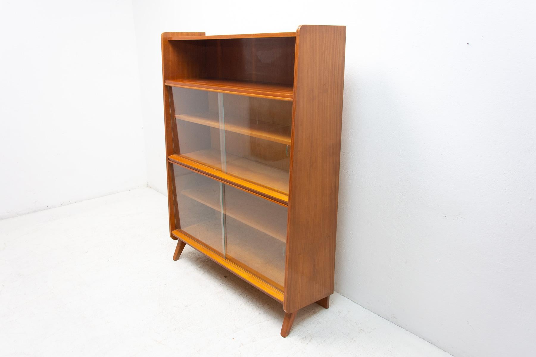 Mid-Century Modern Mid Century Walnut Bookcase by František Jirák, 1960's, Czechoslovakia