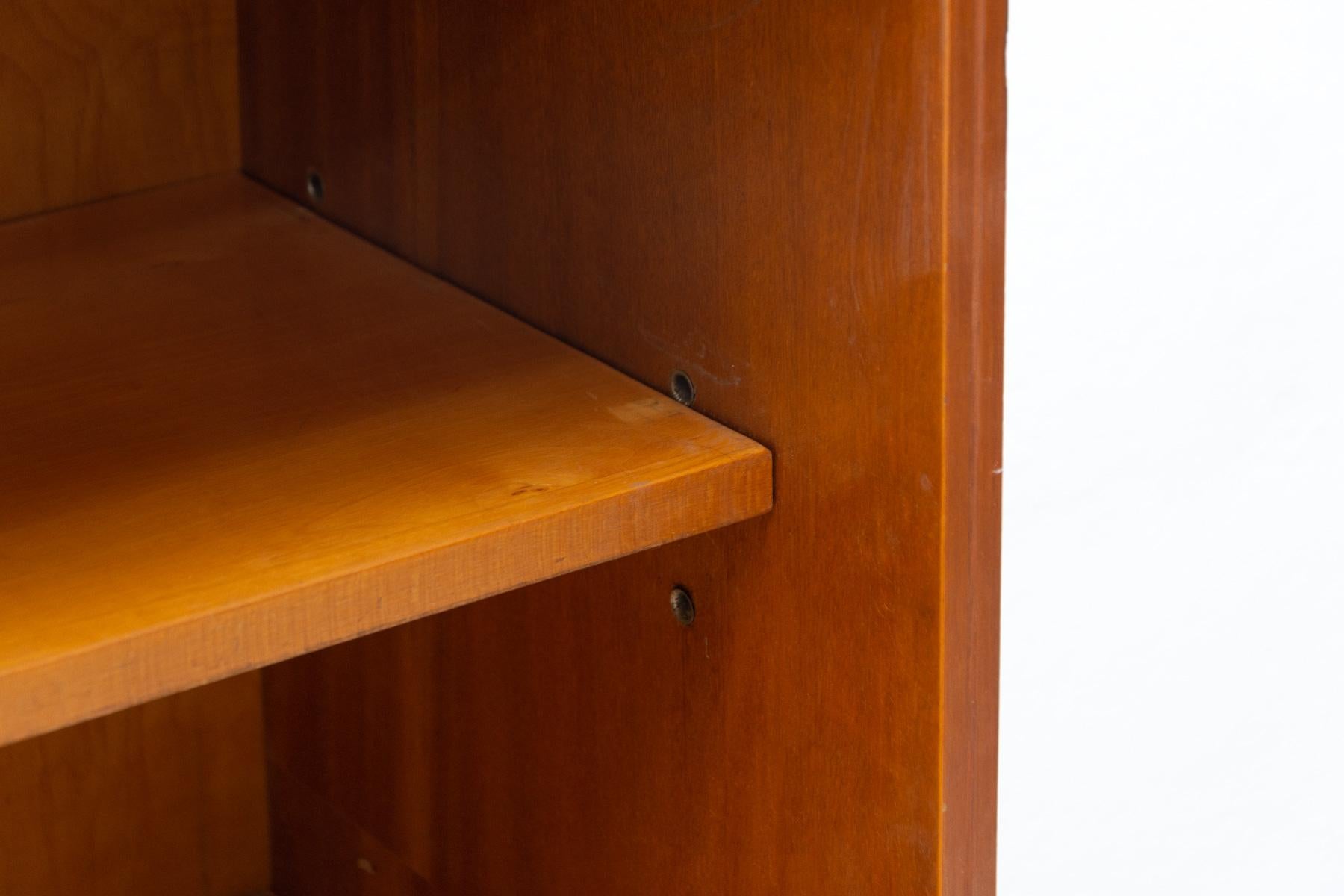 20th Century Mid Century Walnut Bookcase by František Jirák, 1960's, Czechoslovakia