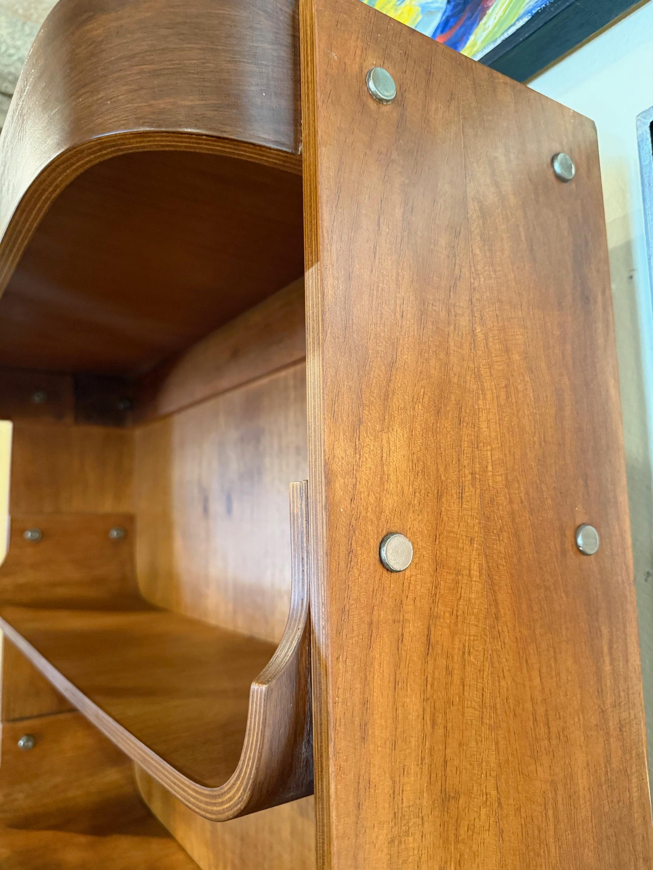 Mid-century Walnut Bookcase in the Dyrlund Style For Sale 2