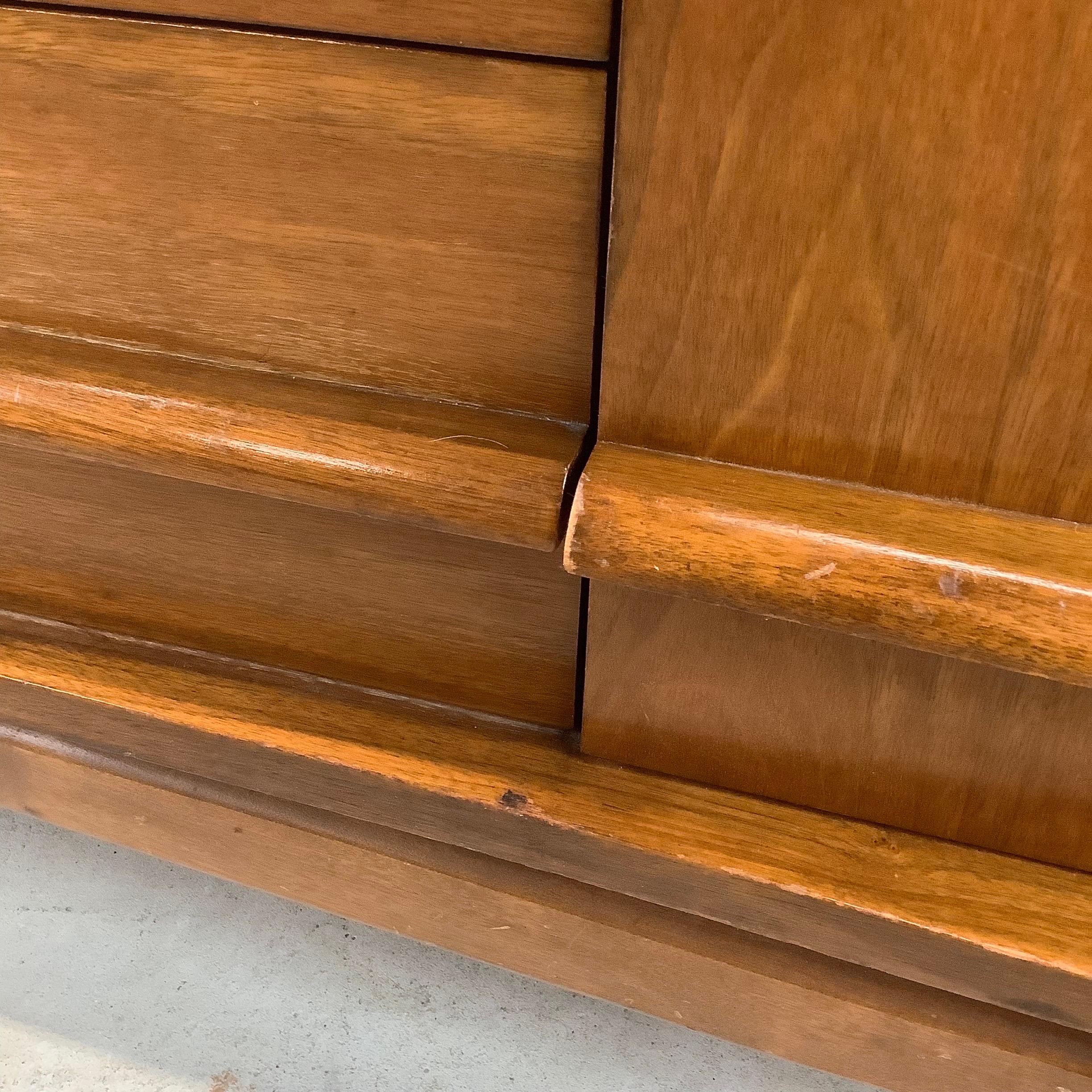 Mid-Century Walnut Bow Front Credenza by Young Mfg 5