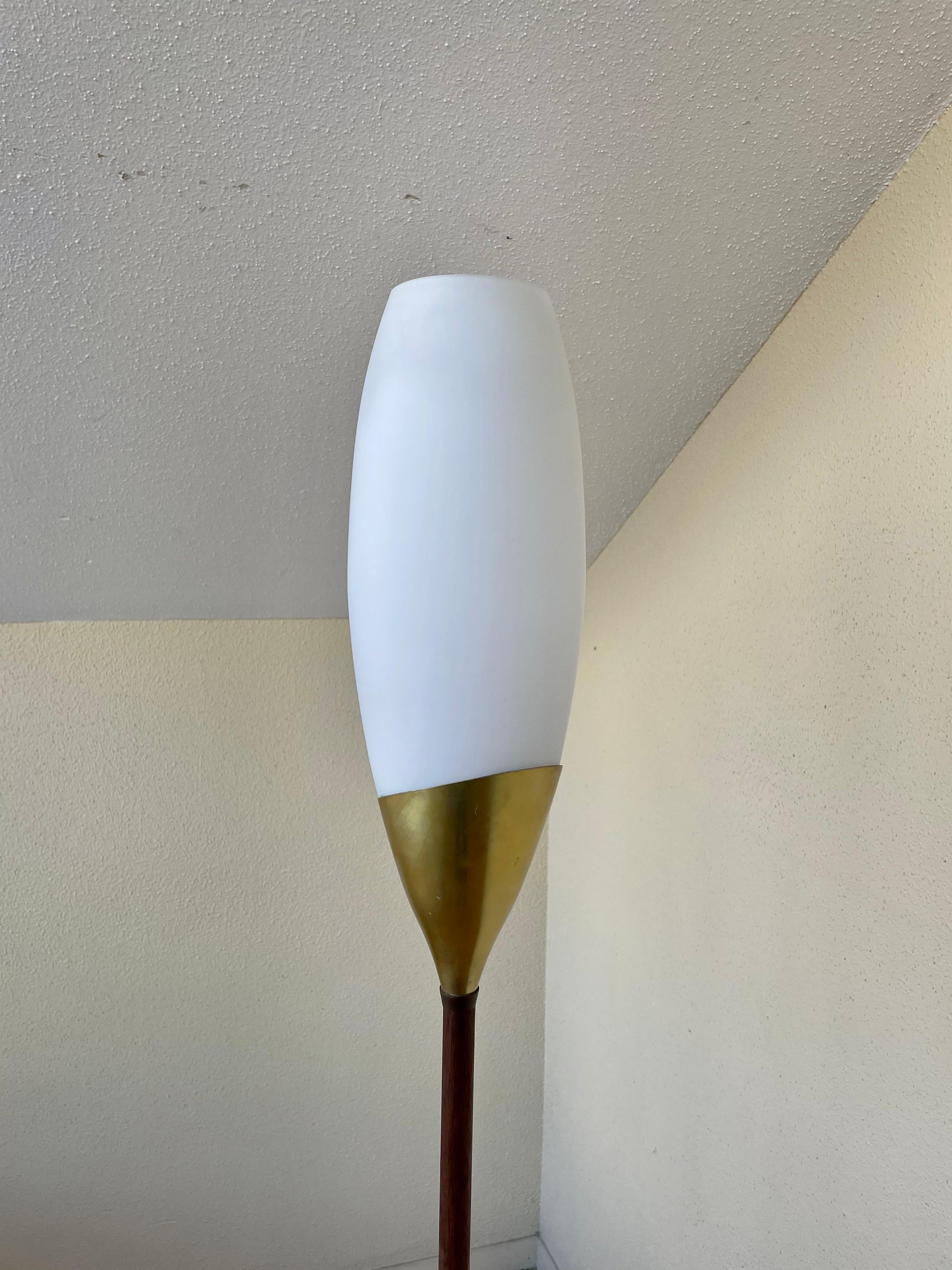brass tulip lamp