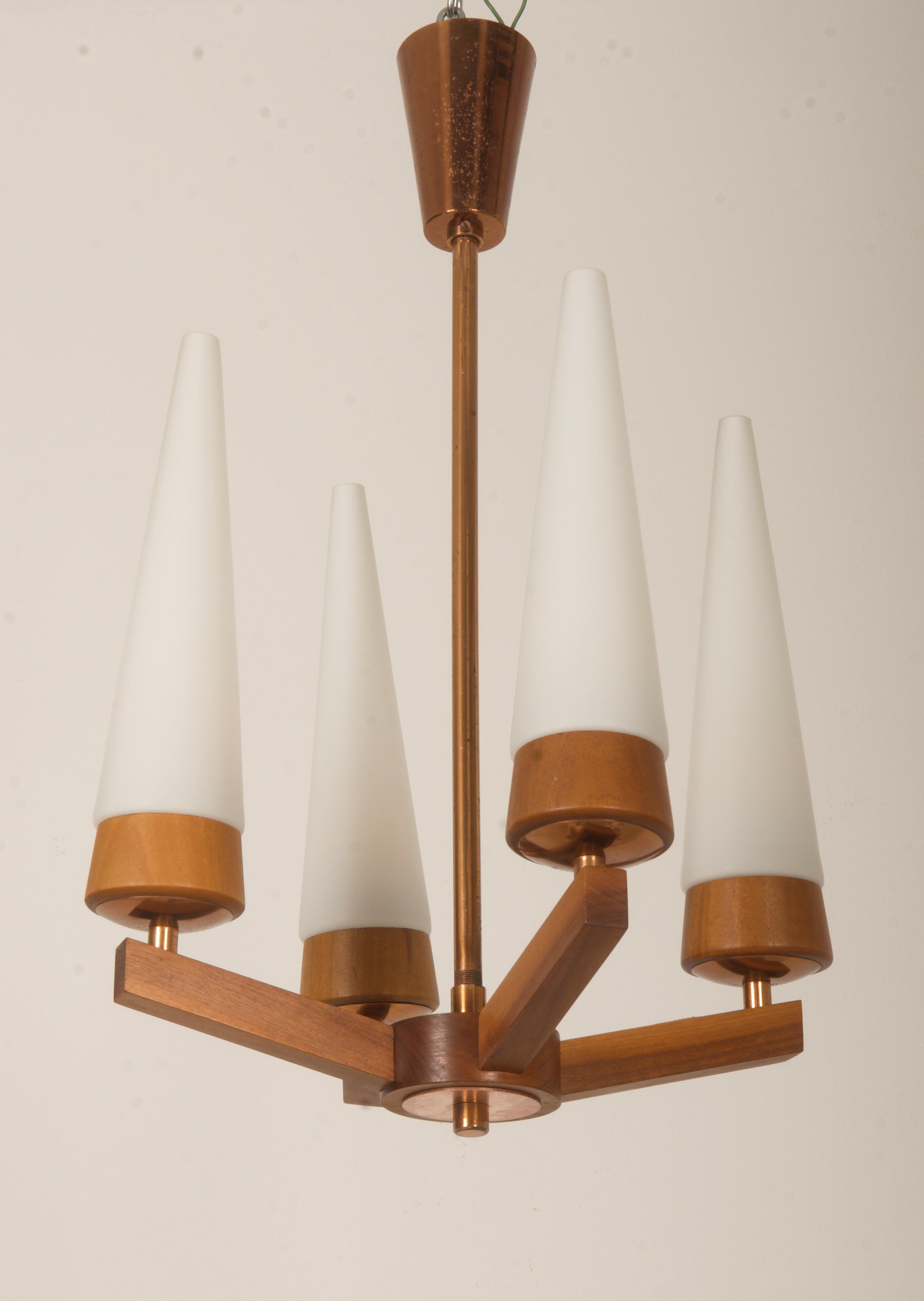mid century chandelier