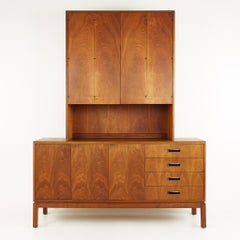 Mid Century Walnut Buffet and Hutch
